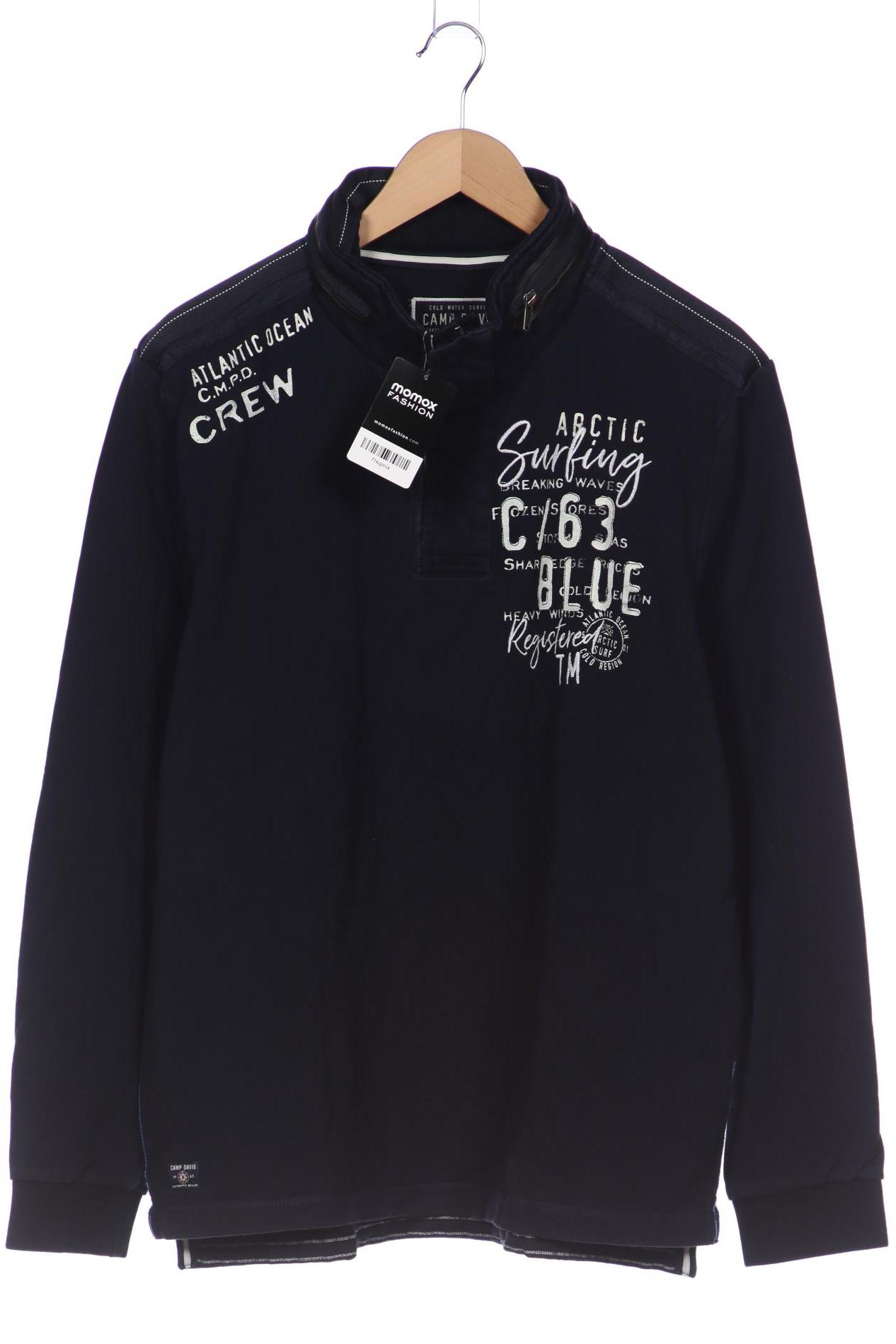 

Camp David Herren Sweatshirt, marineblau, Gr. 54