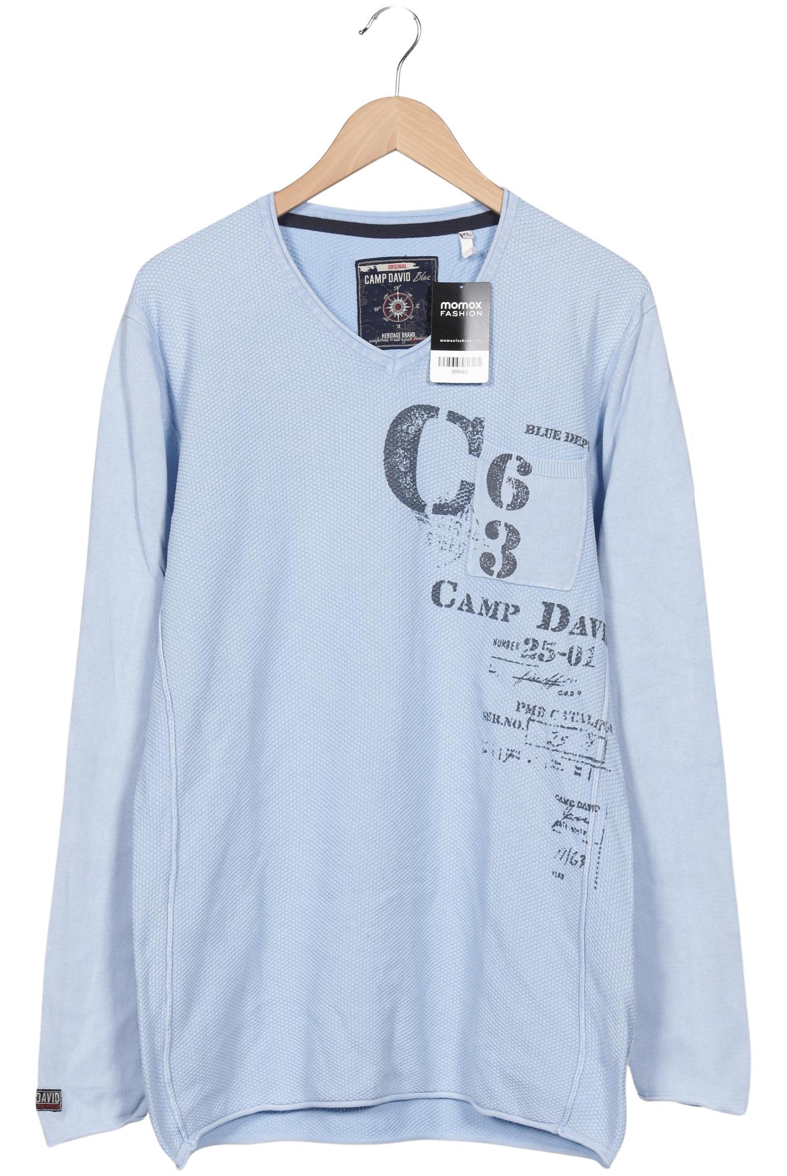 

Camp David Herren Sweatshirt, blau, Gr. 54
