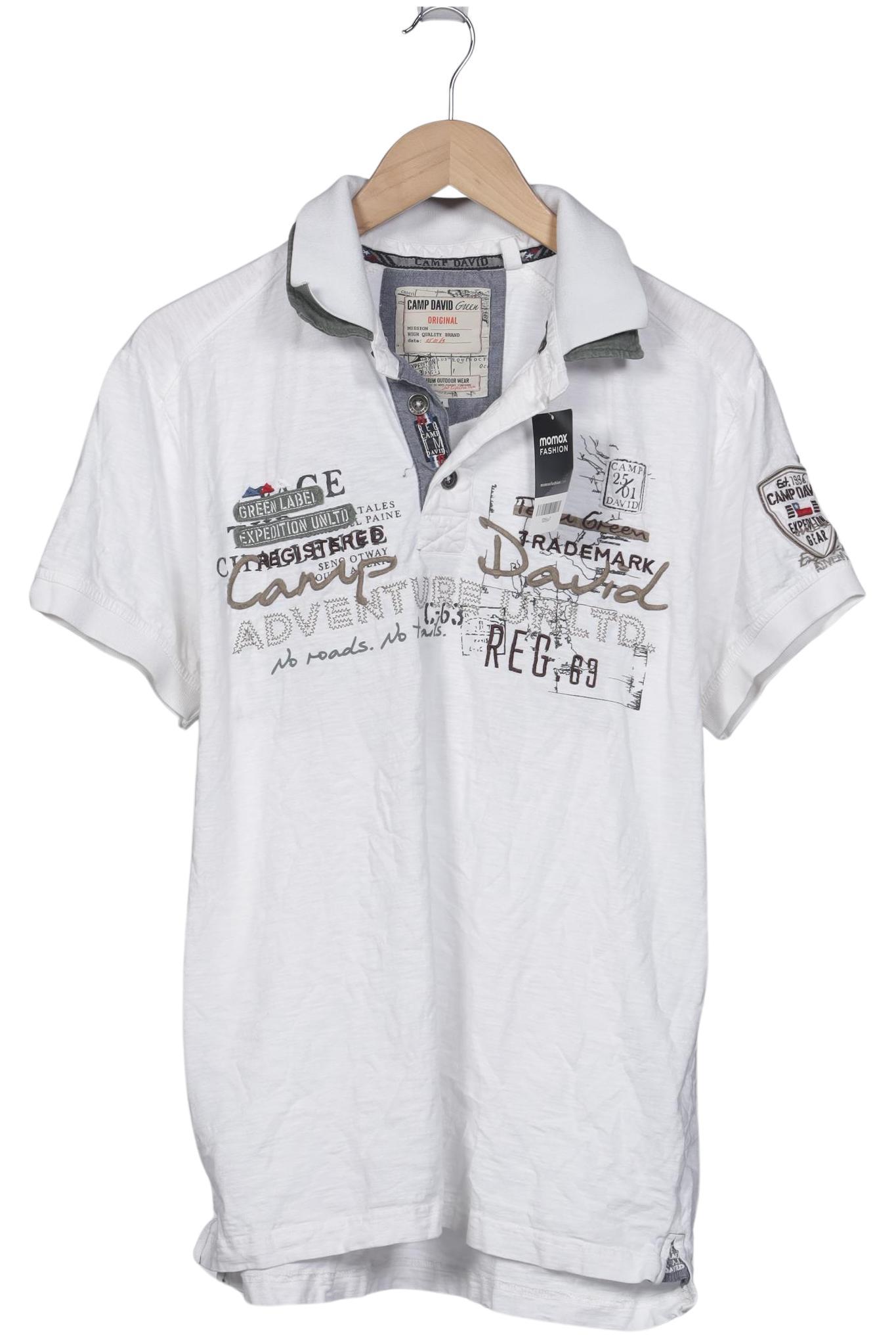 

Camp David Herren Poloshirt, weiß, Gr. 54
