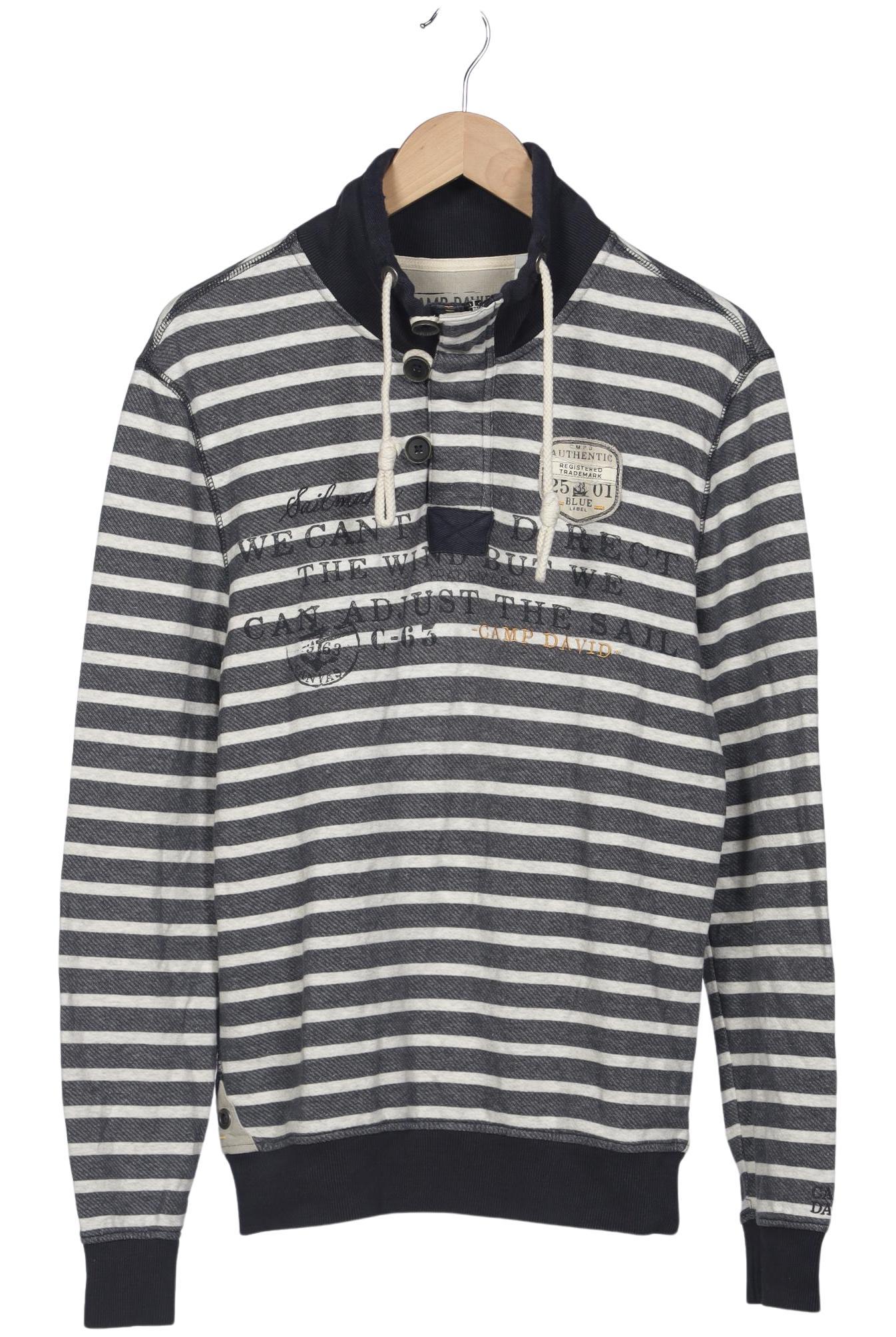 

Camp David Herren Sweatshirt, marineblau, Gr. 46