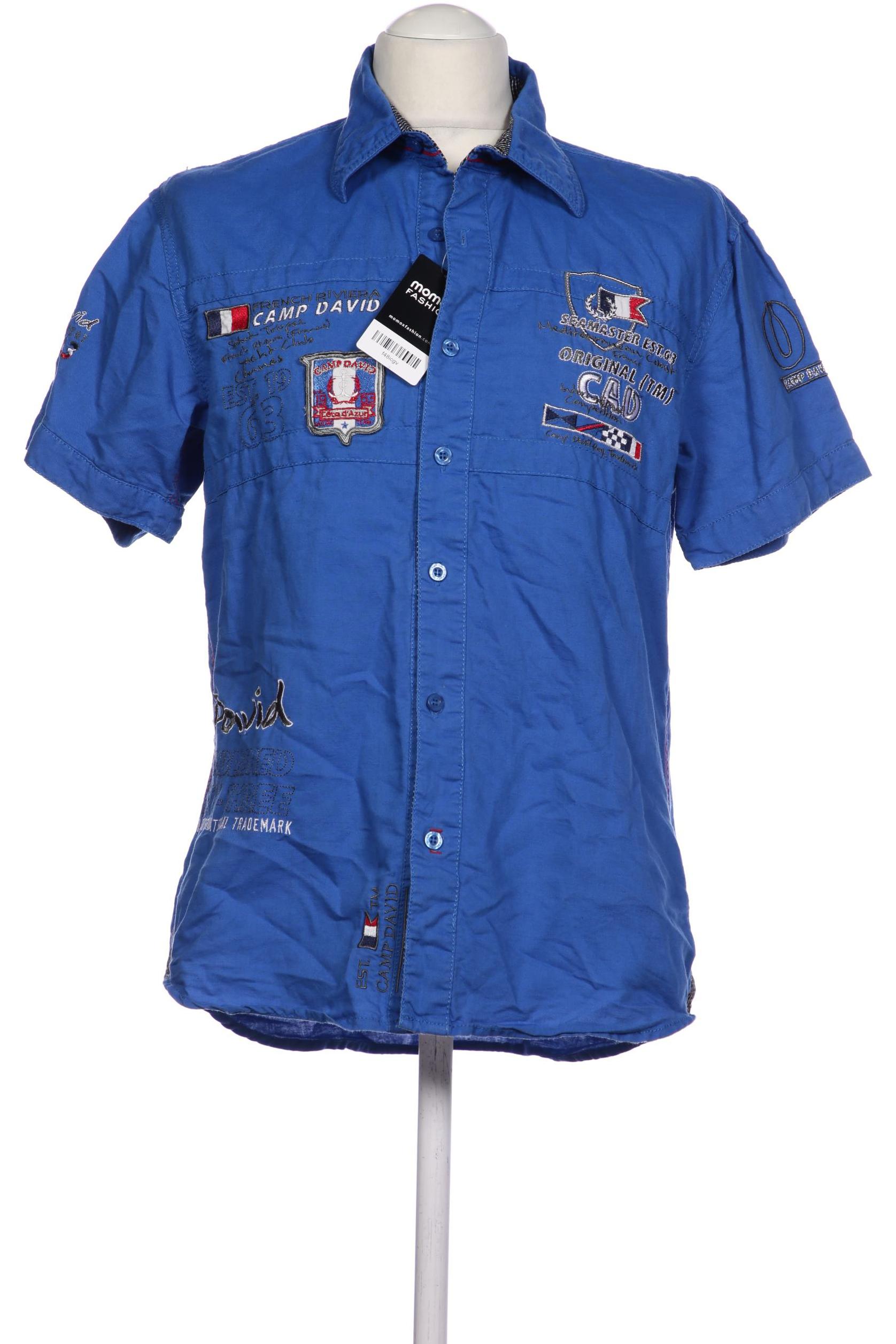 

Camp David Herren Hemd, blau