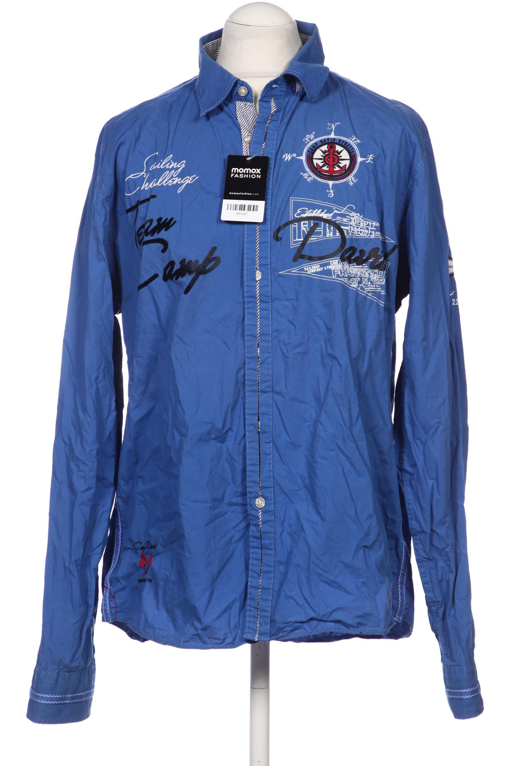 

Camp David Herren Hemd, blau