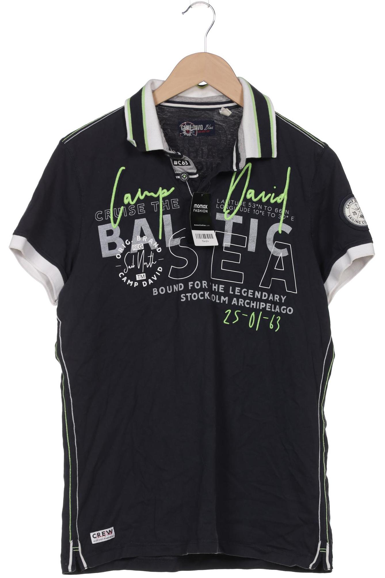 

Camp David Herren Poloshirt, marineblau, Gr. 48