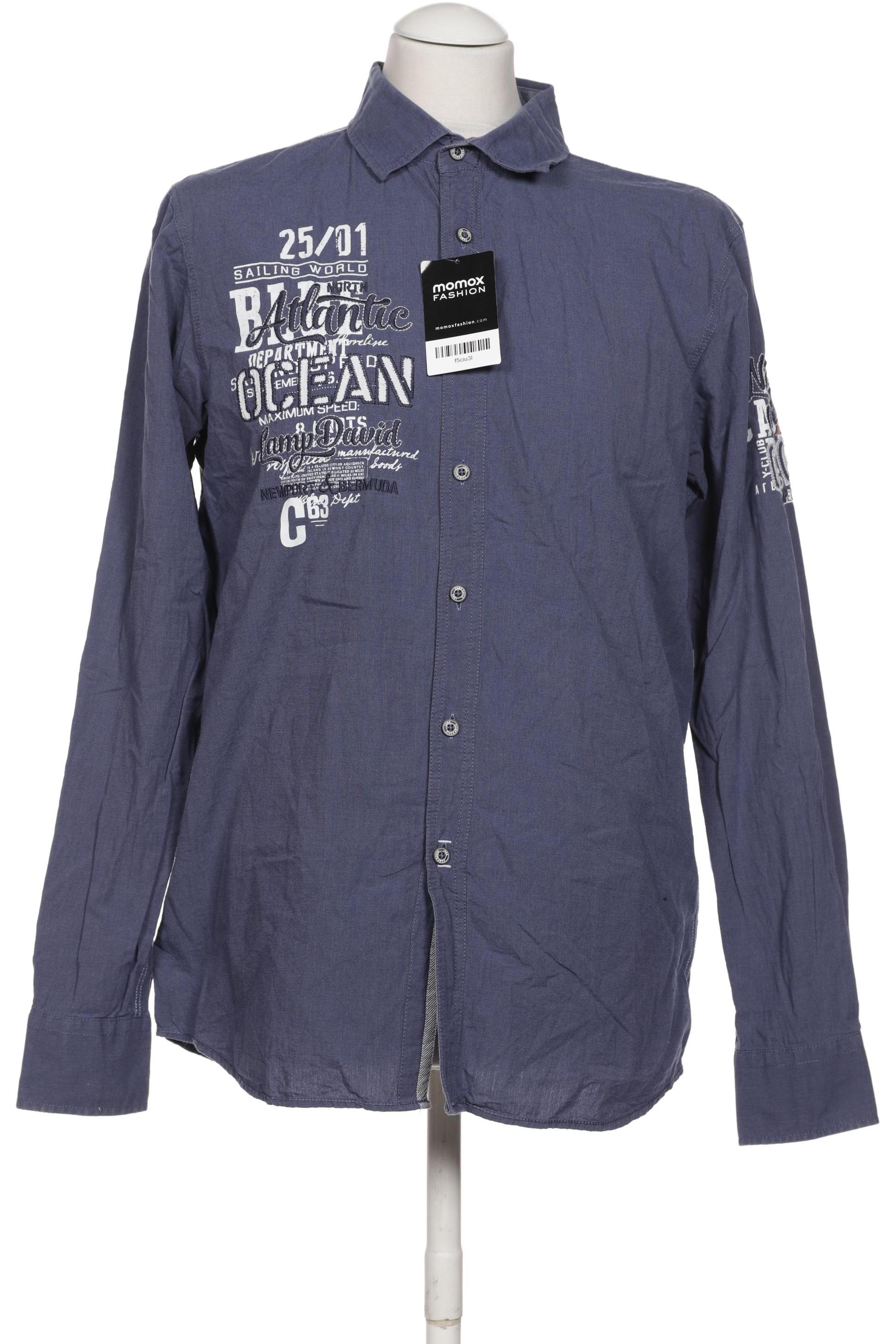 

Camp David Herren Hemd, blau
