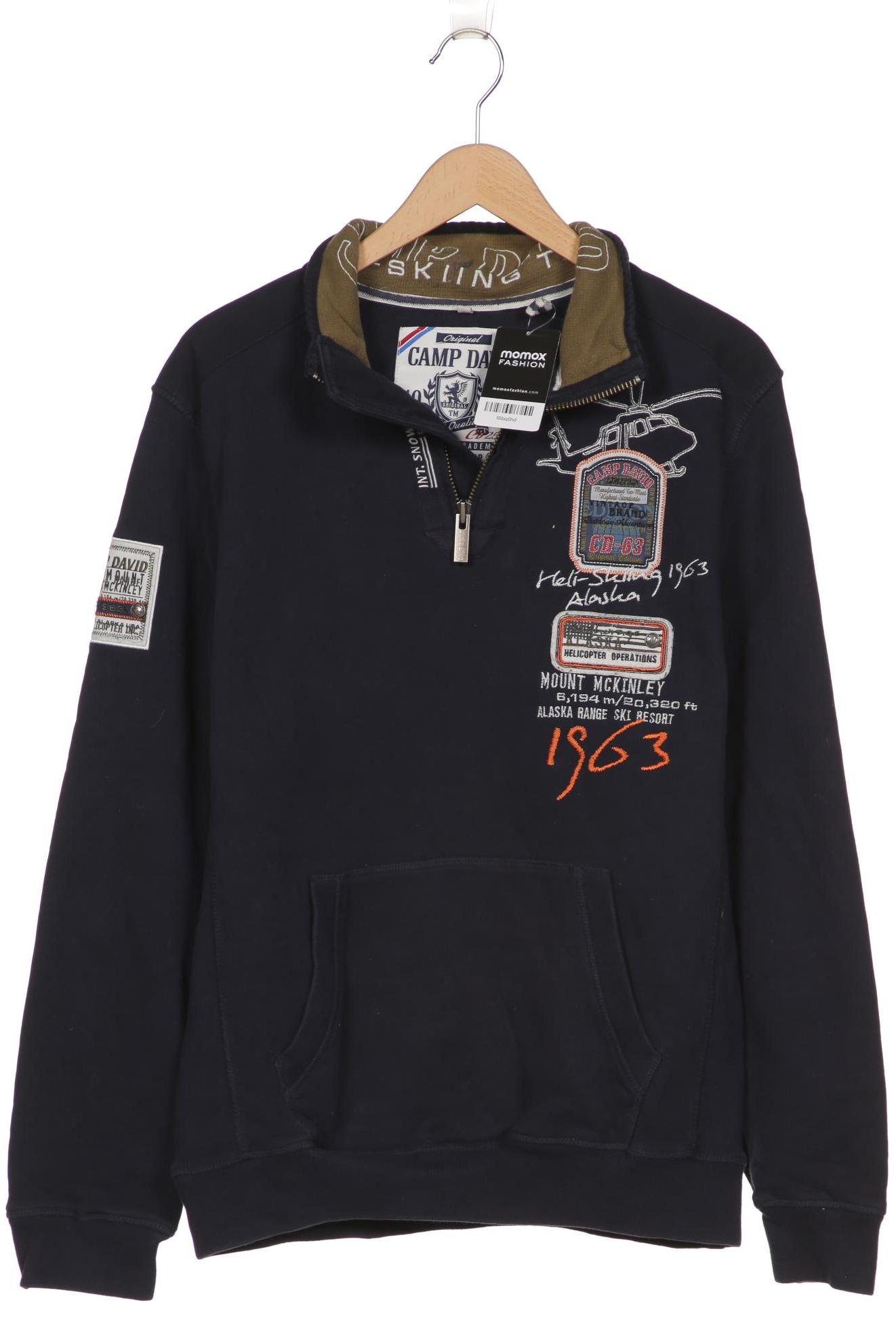 

Camp David Herren Sweatshirt, marineblau, Gr. 52
