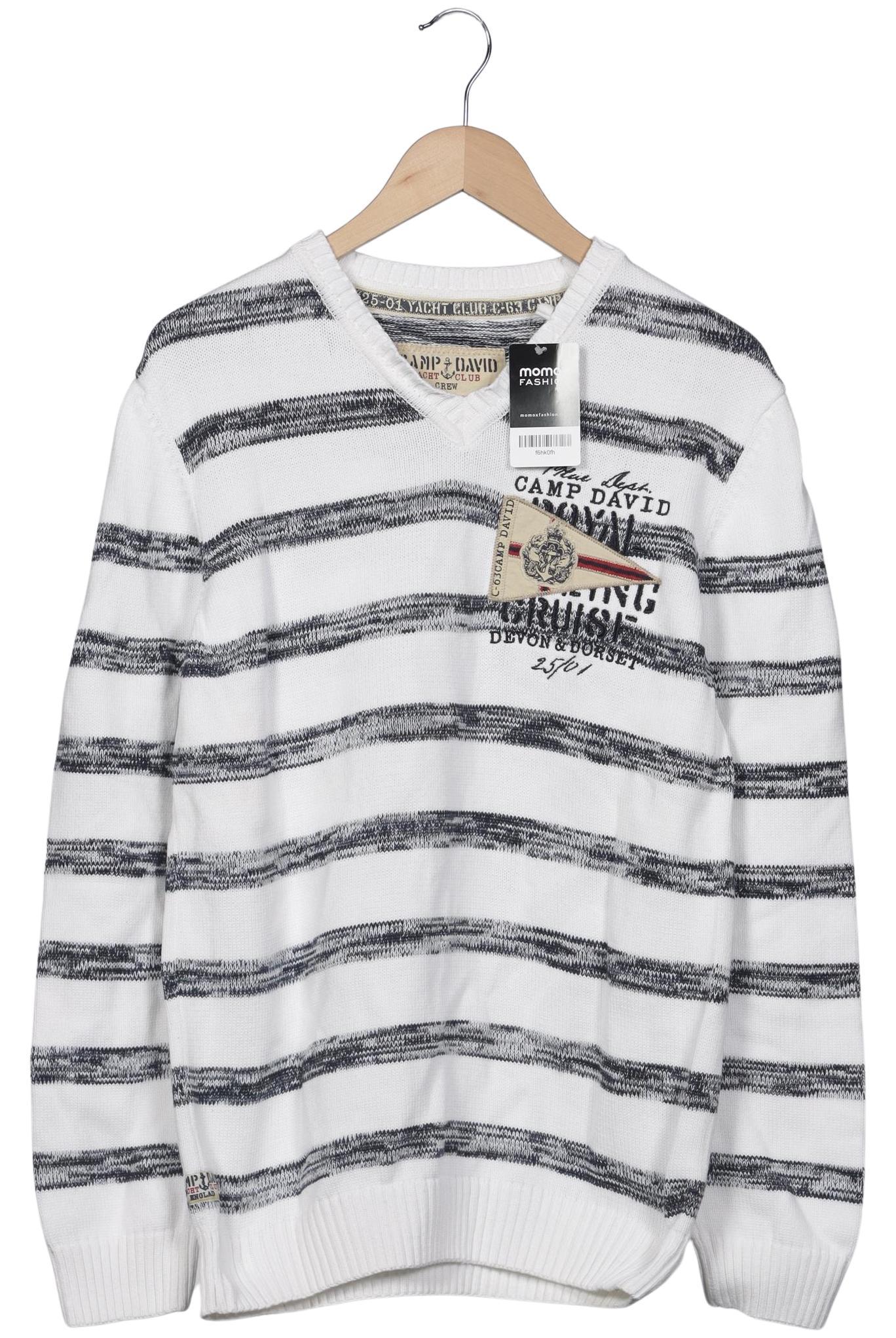 

Camp David Herren Pullover, weiß, Gr. 52