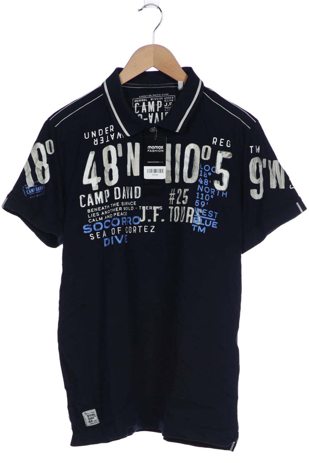 

Camp David Herren Poloshirt, schwarz