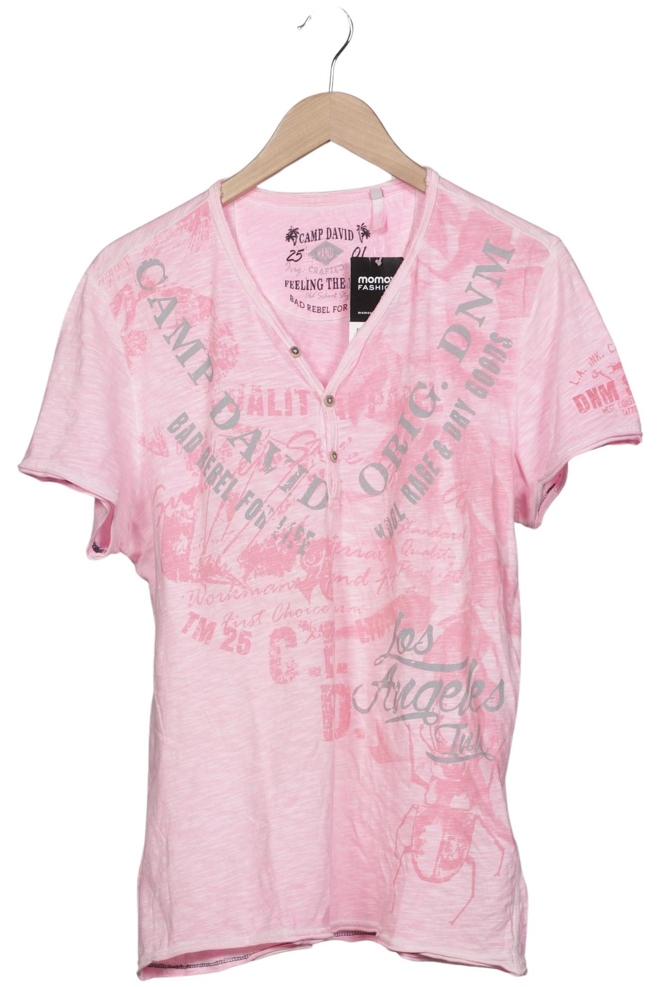 

Camp David Herren T-Shirt, pink, Gr. 52