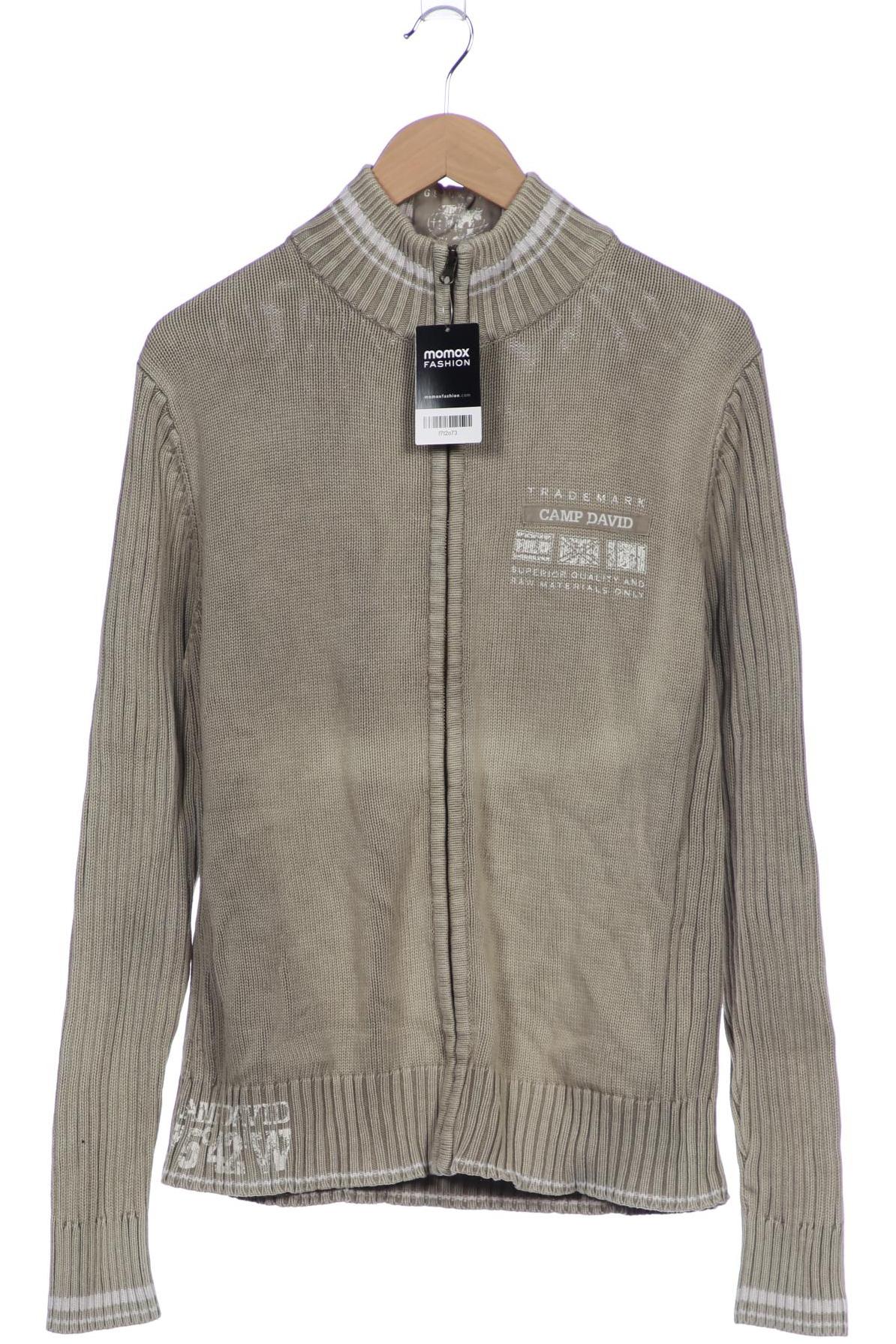 

Camp David Herren Strickjacke, beige, Gr. 48