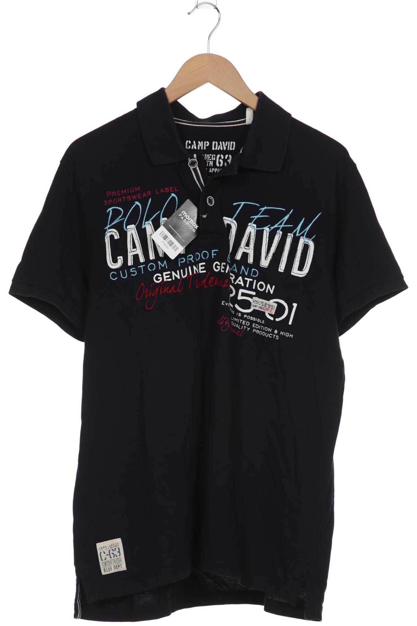 

Camp David Herren Poloshirt, marineblau