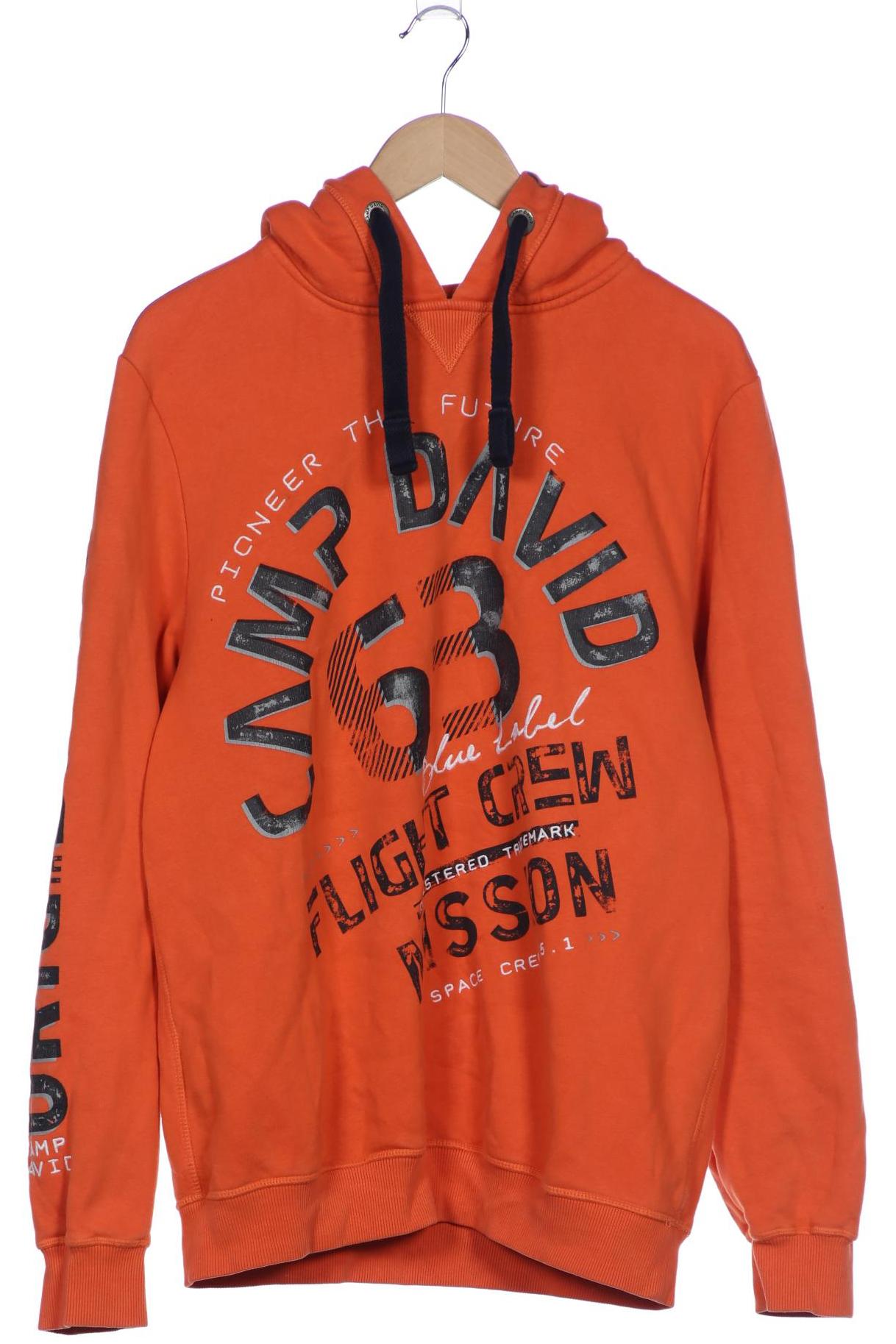 

Camp David Herren Kapuzenpullover, orange, Gr. 54
