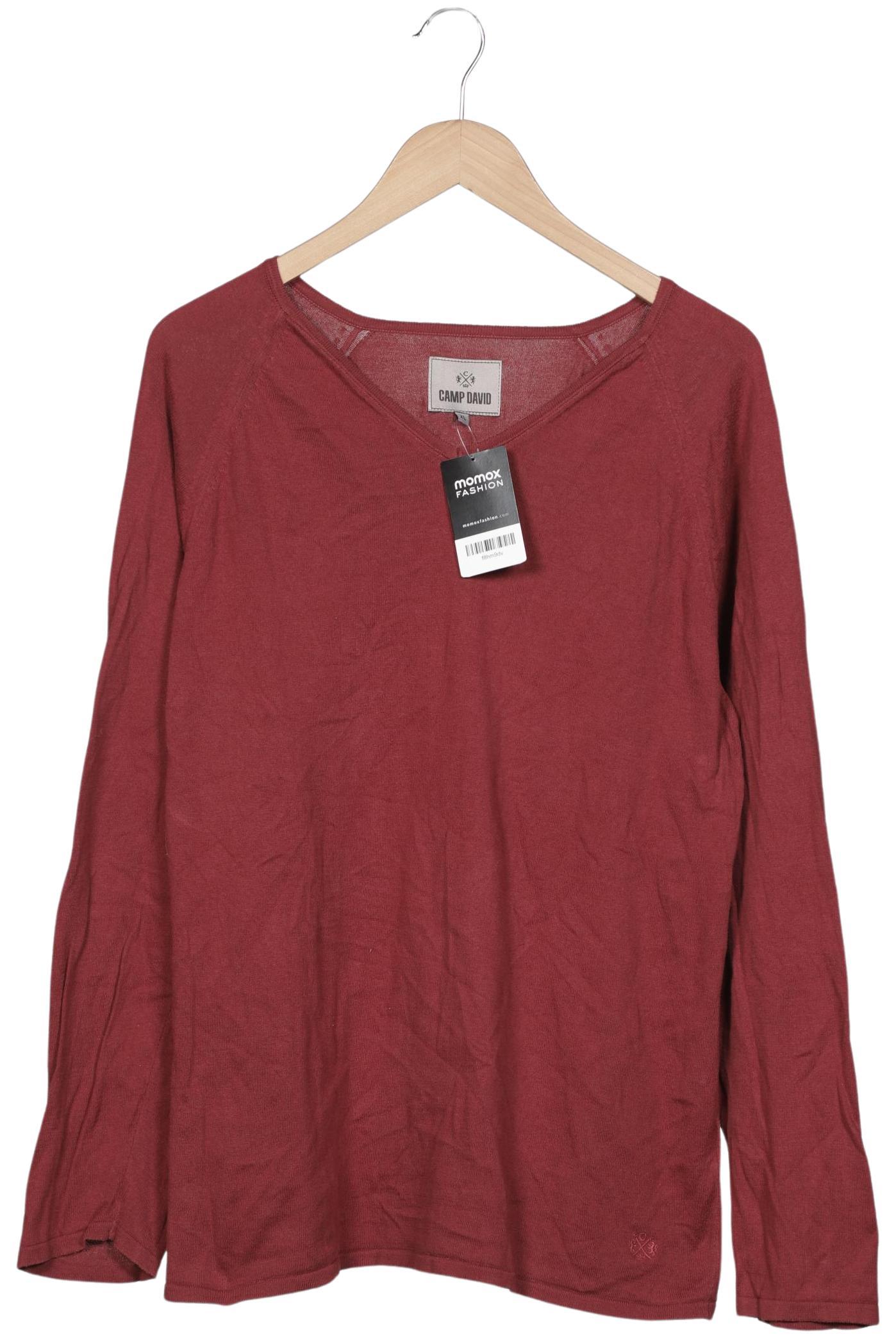 Thumbnail - Camp David Herren Pullover, rot, Gr. 54