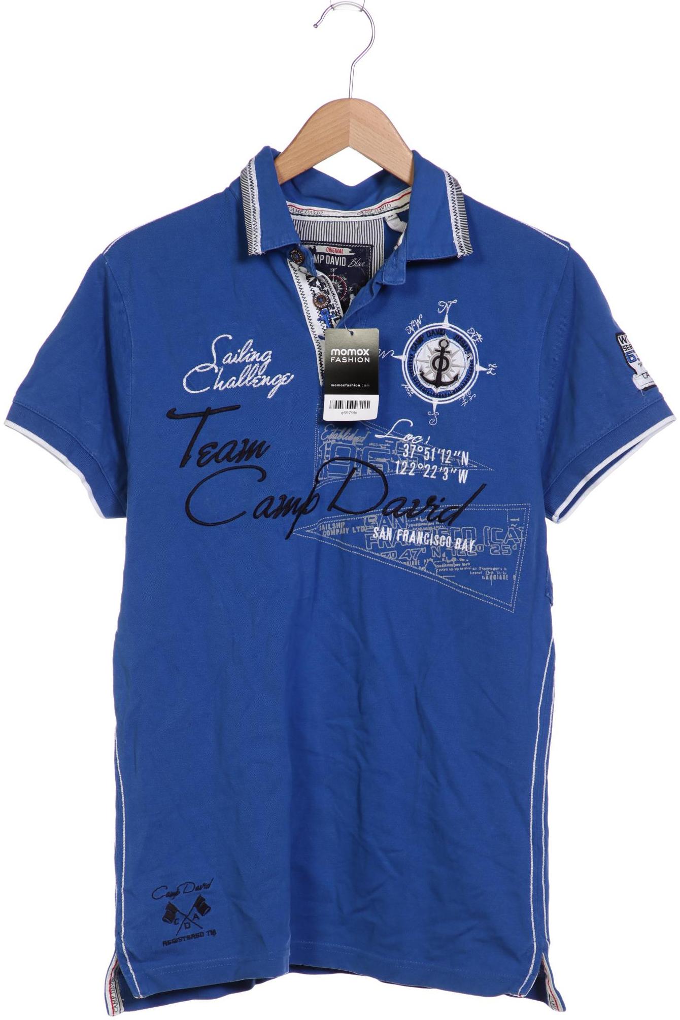 

Camp David Herren Poloshirt, blau