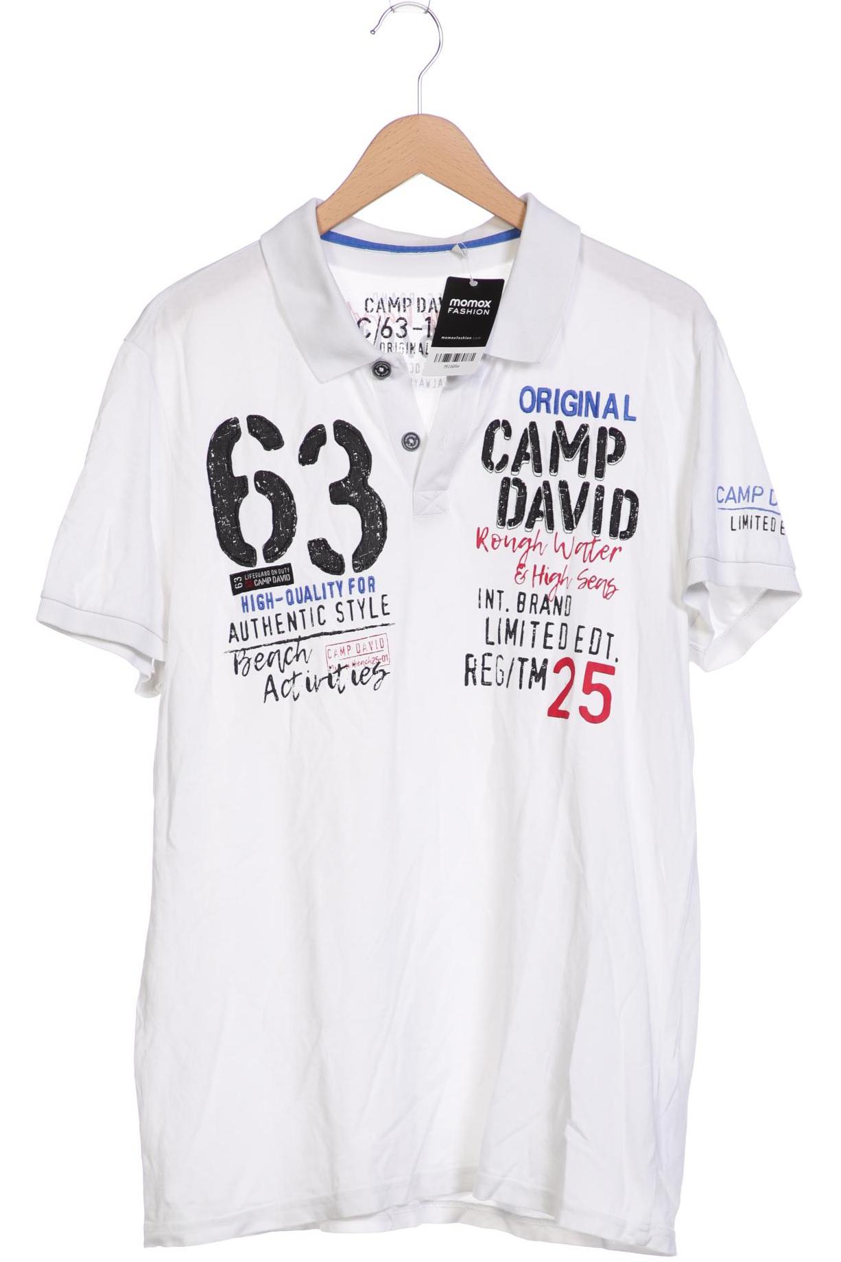 

Camp David Herren Poloshirt, weiß