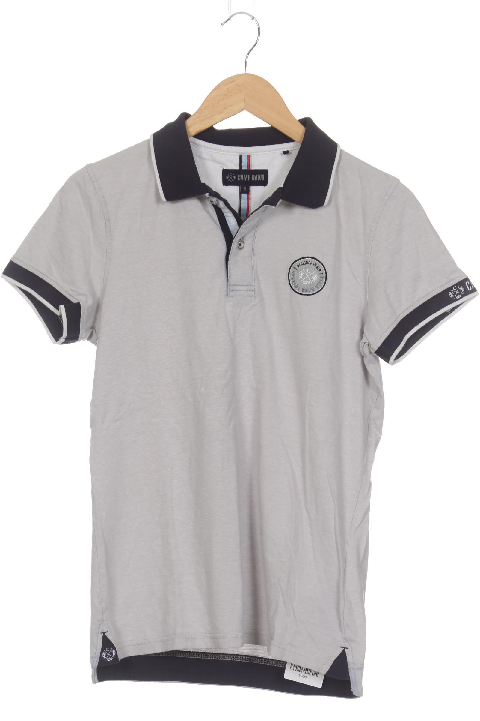 

Camp David Herren Poloshirt, grau, Gr.