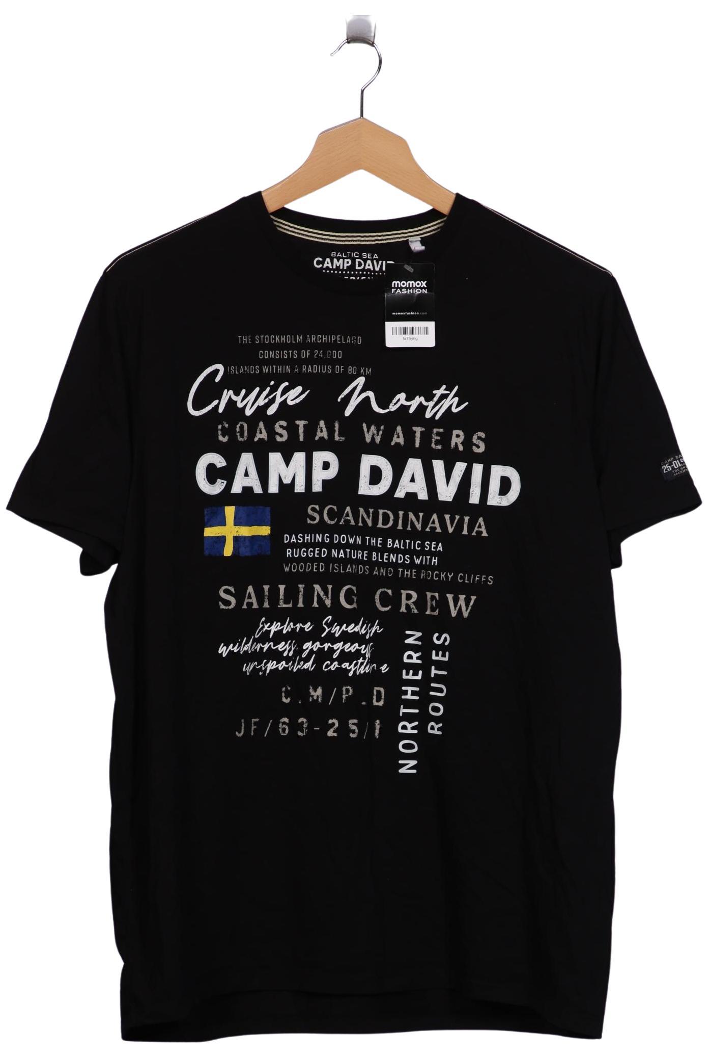 

Camp David Herren T-Shirt, schwarz, Gr. 60