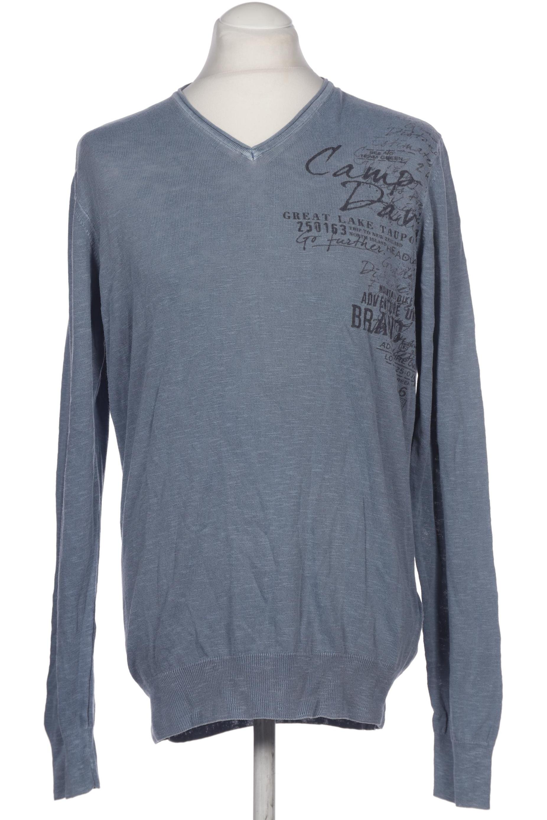 

Camp David Herren Pullover, blau