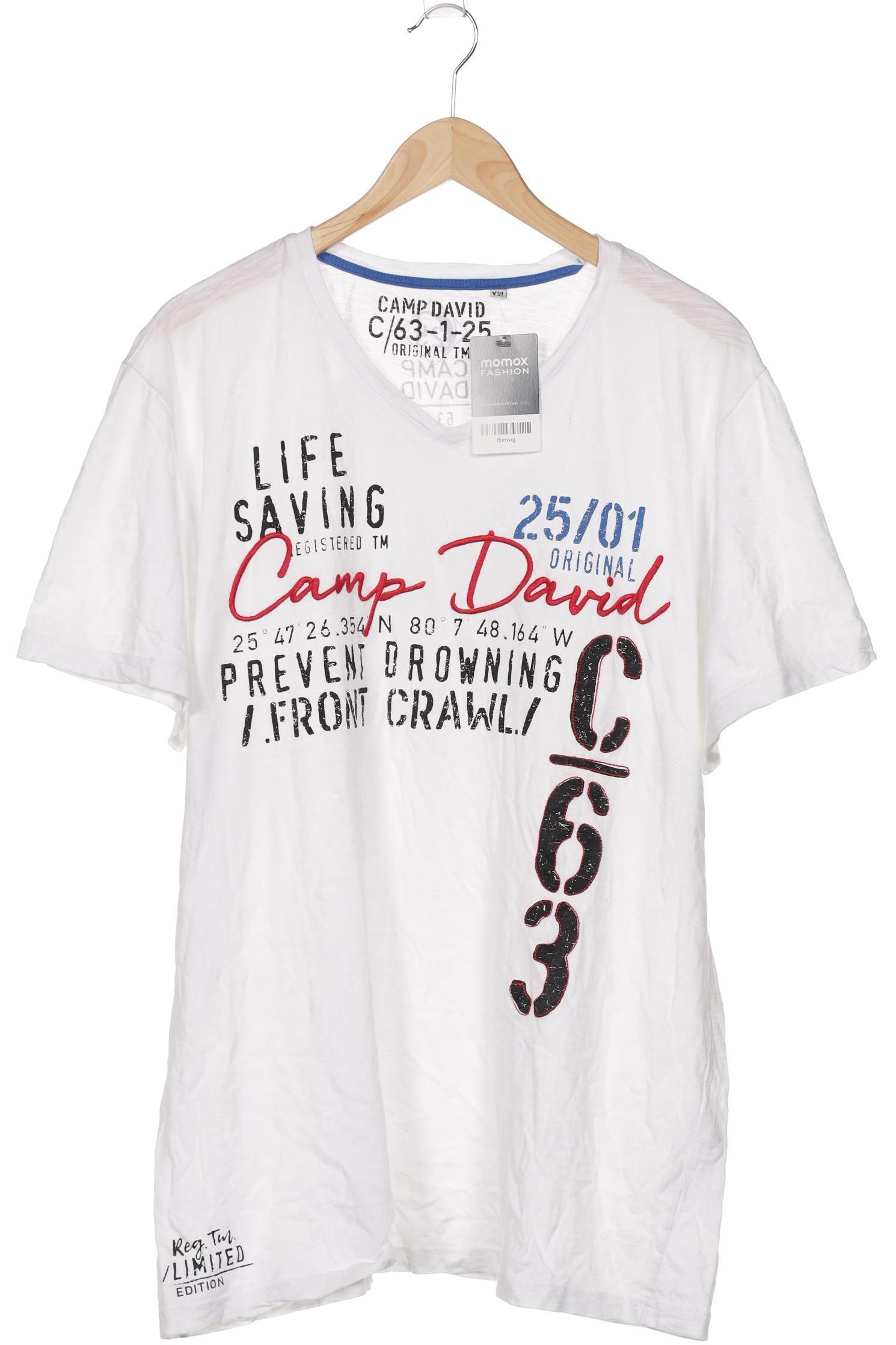 

Camp David Herren T-Shirt, weiß, Gr. 56