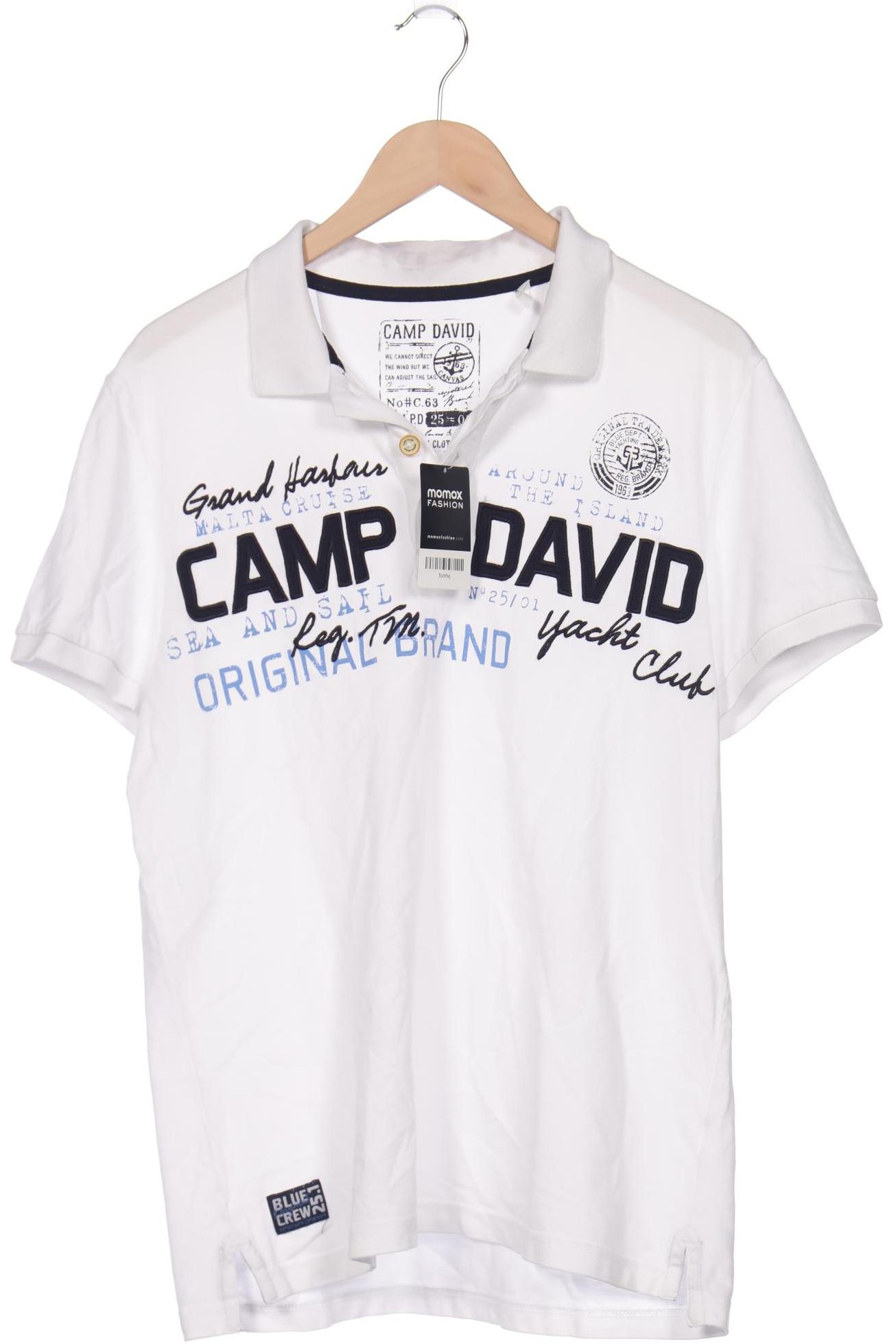 

Camp David Herren Poloshirt, weiß