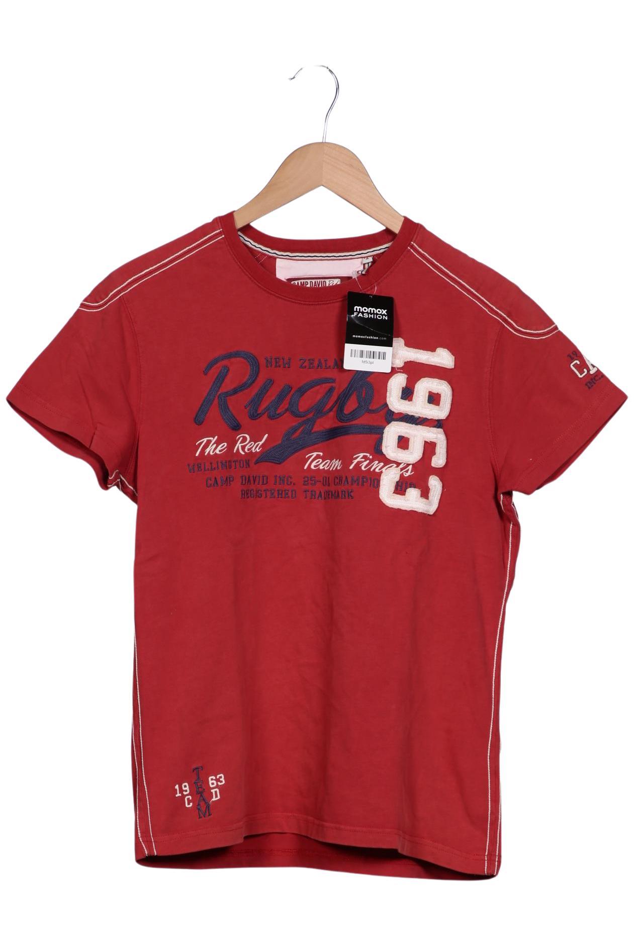 

Camp David Herren T-Shirt, bordeaux, Gr. 46