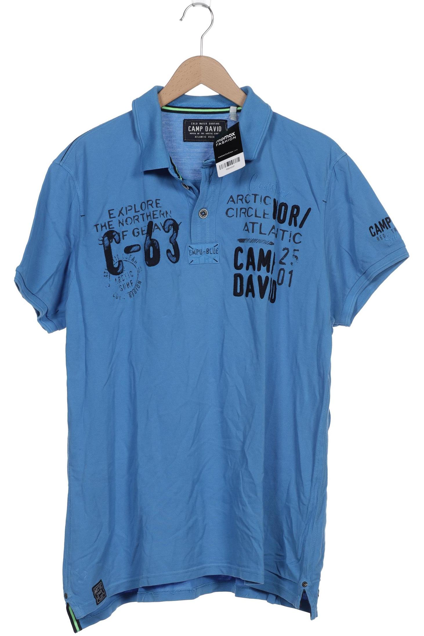 

Camp David Herren Poloshirt, blau