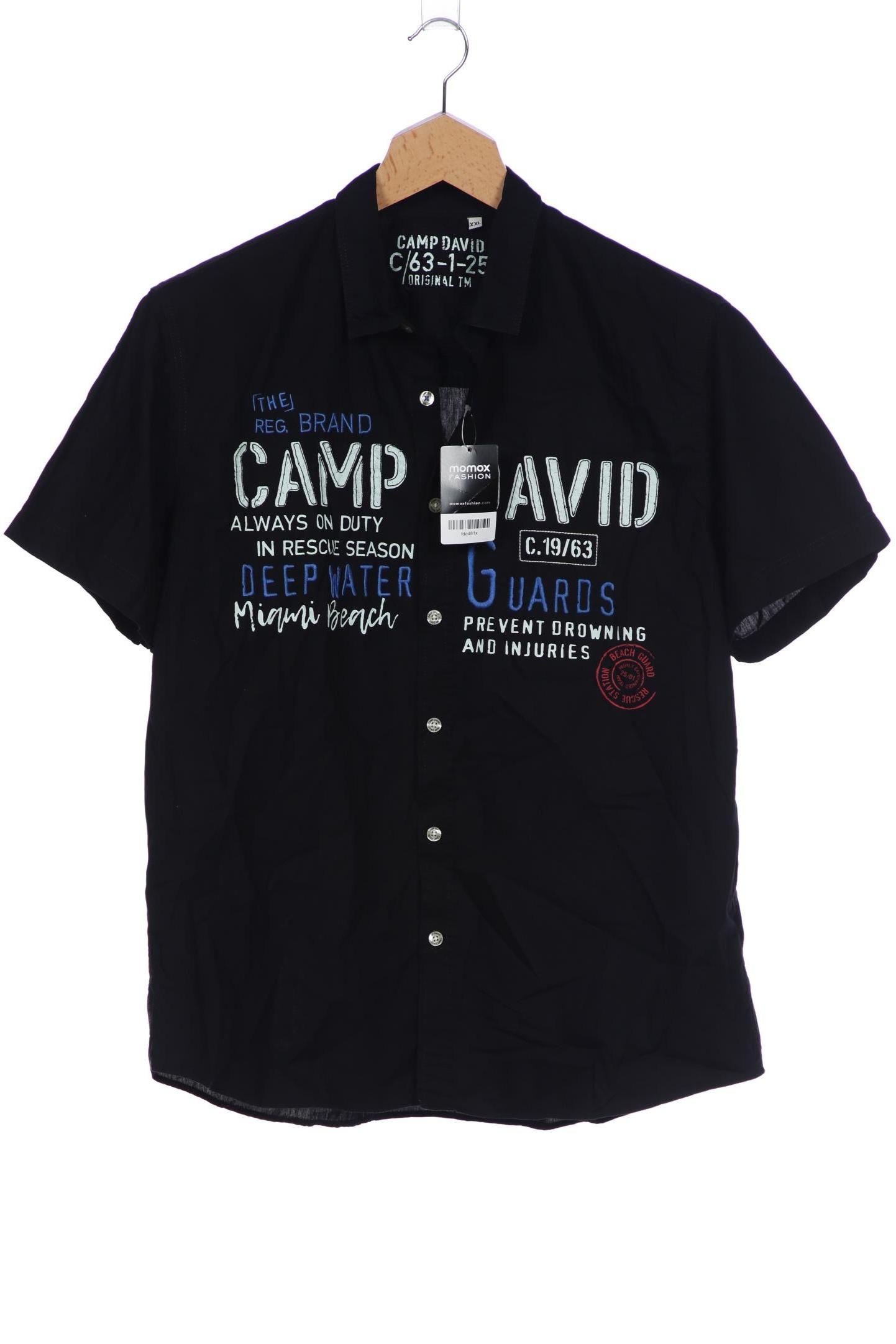 

Camp David Herren Hemd, schwarz, Gr. 56