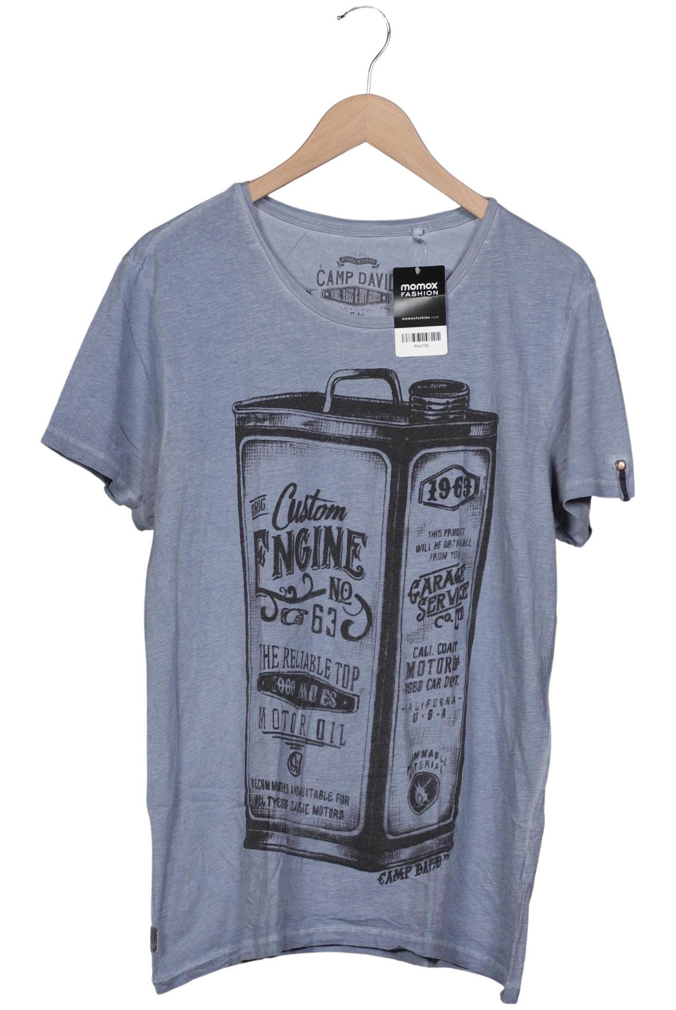 

Camp David Herren T-Shirt, hellblau, Gr. 52