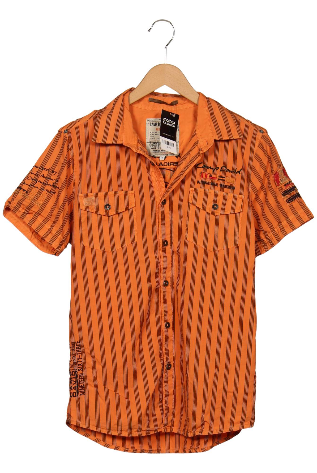 Thumbnail - Camp David Herren Hemd, orange, Gr. 46