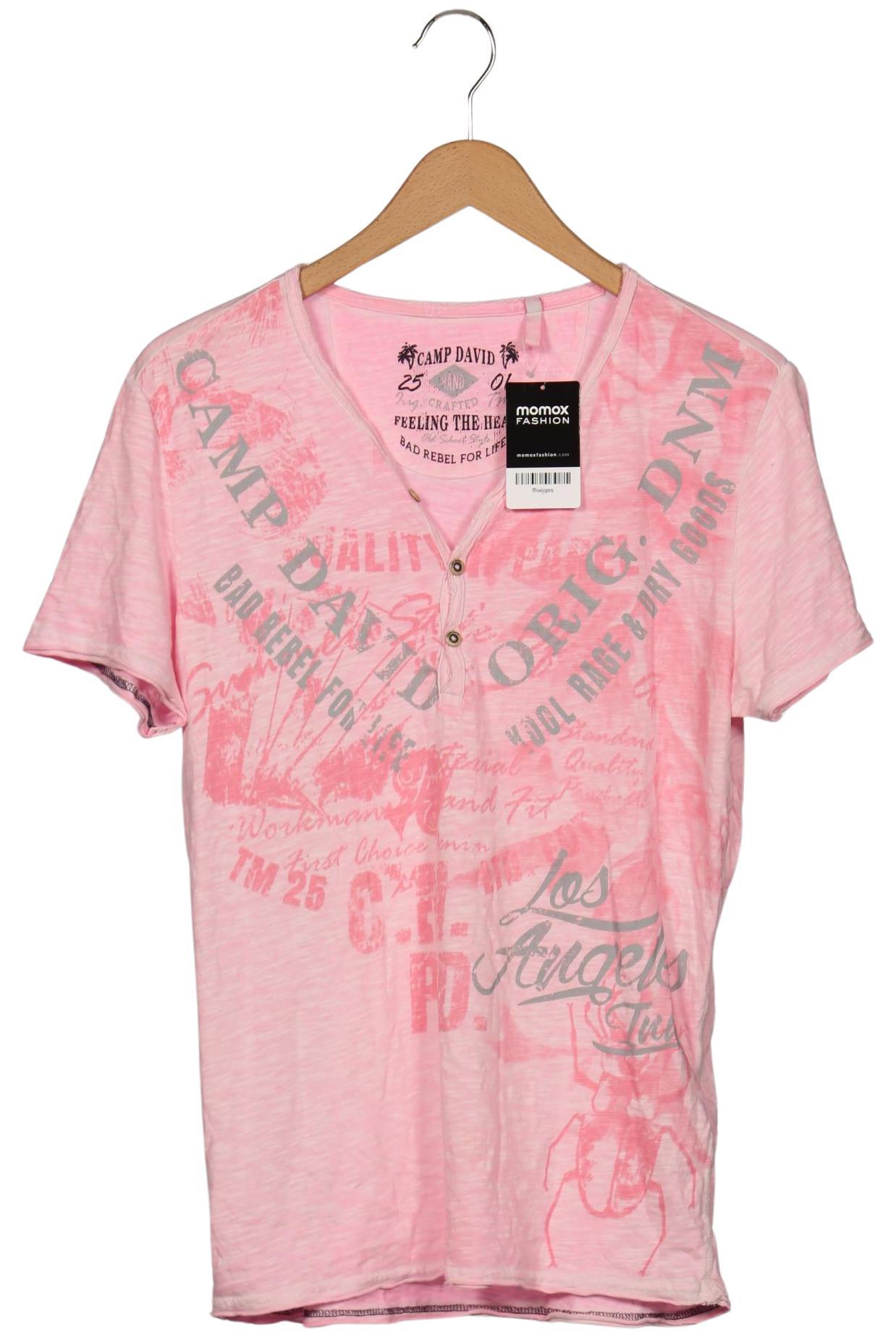 

Camp David Herren T-Shirt, pink, Gr. 48