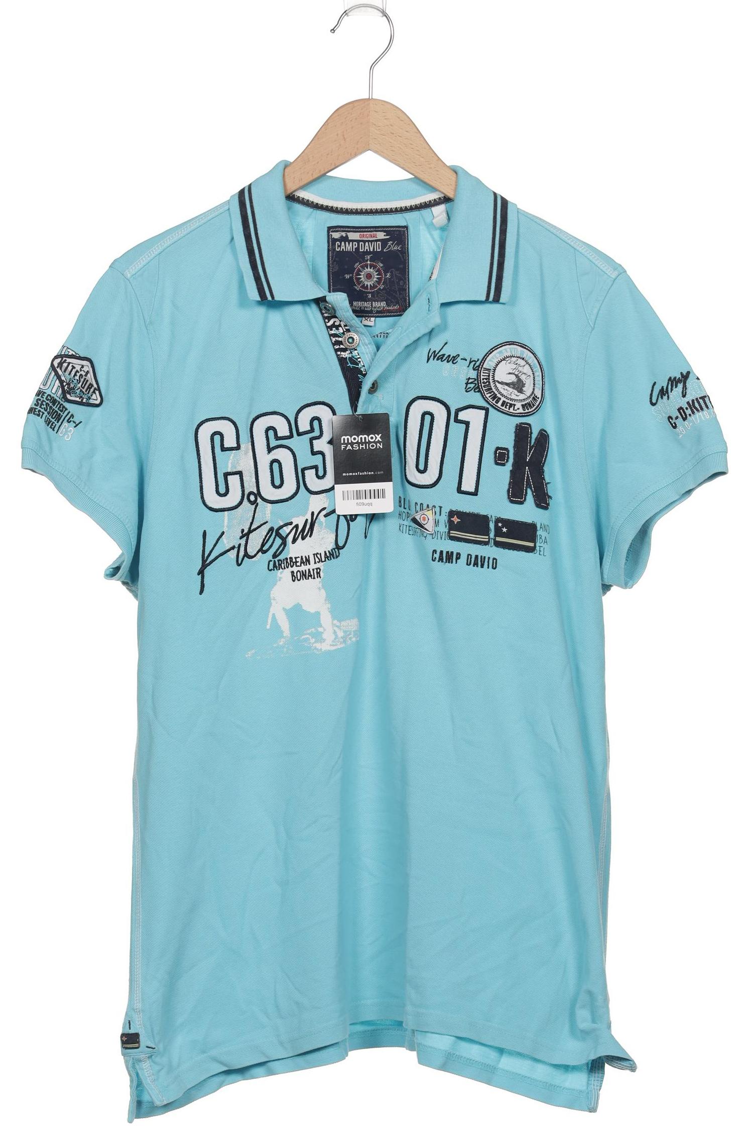 

Camp David Herren Poloshirt, blau, Gr. 54