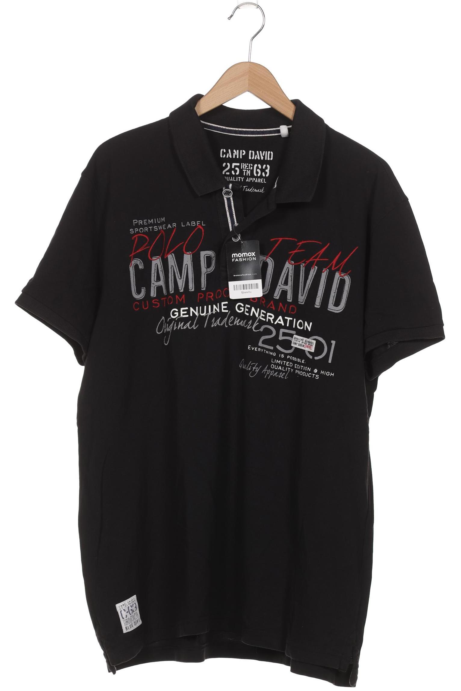 

Camp David Herren Poloshirt, schwarz, Gr. 58