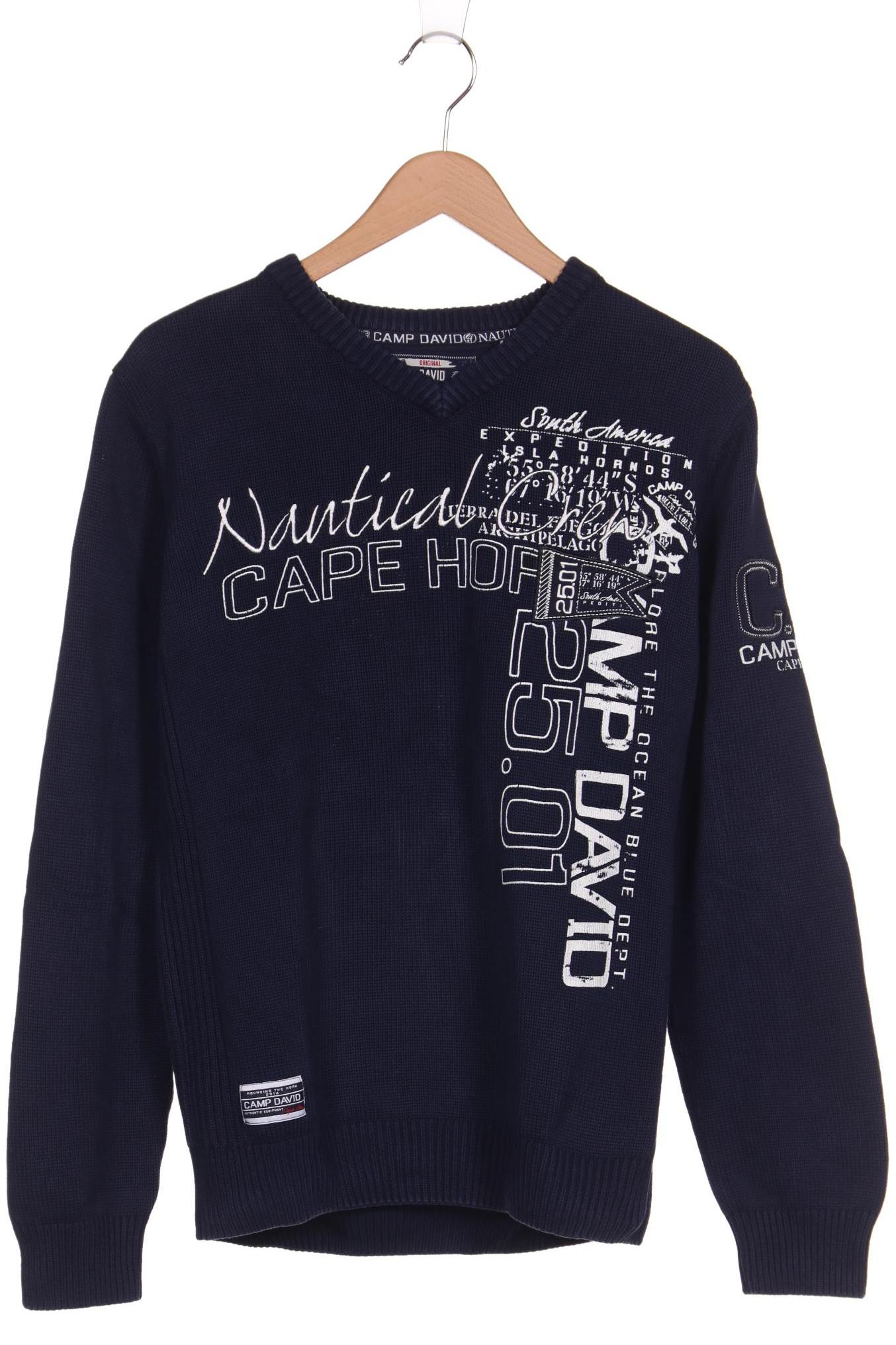 

Camp David Herren Pullover, marineblau