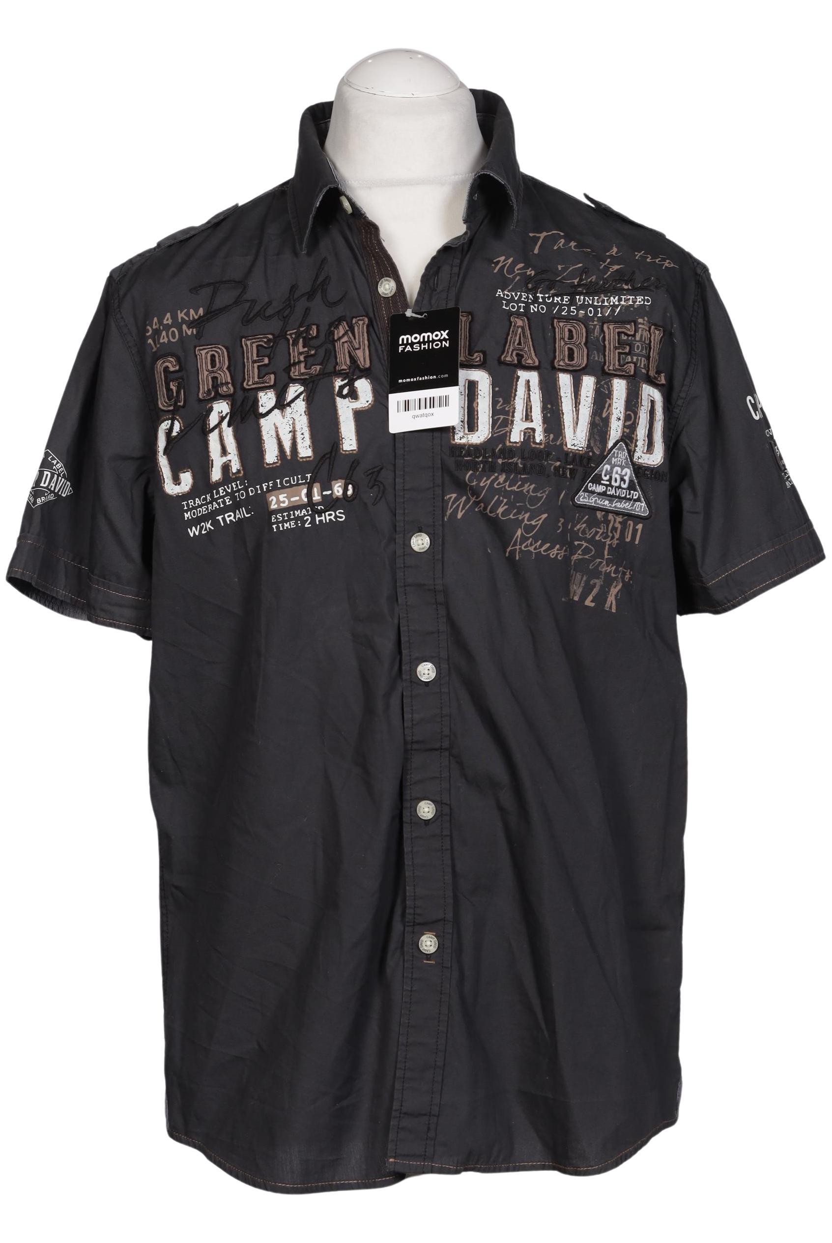 Thumbnail - Camp David Herren Hemd, schwarz, Gr. 52