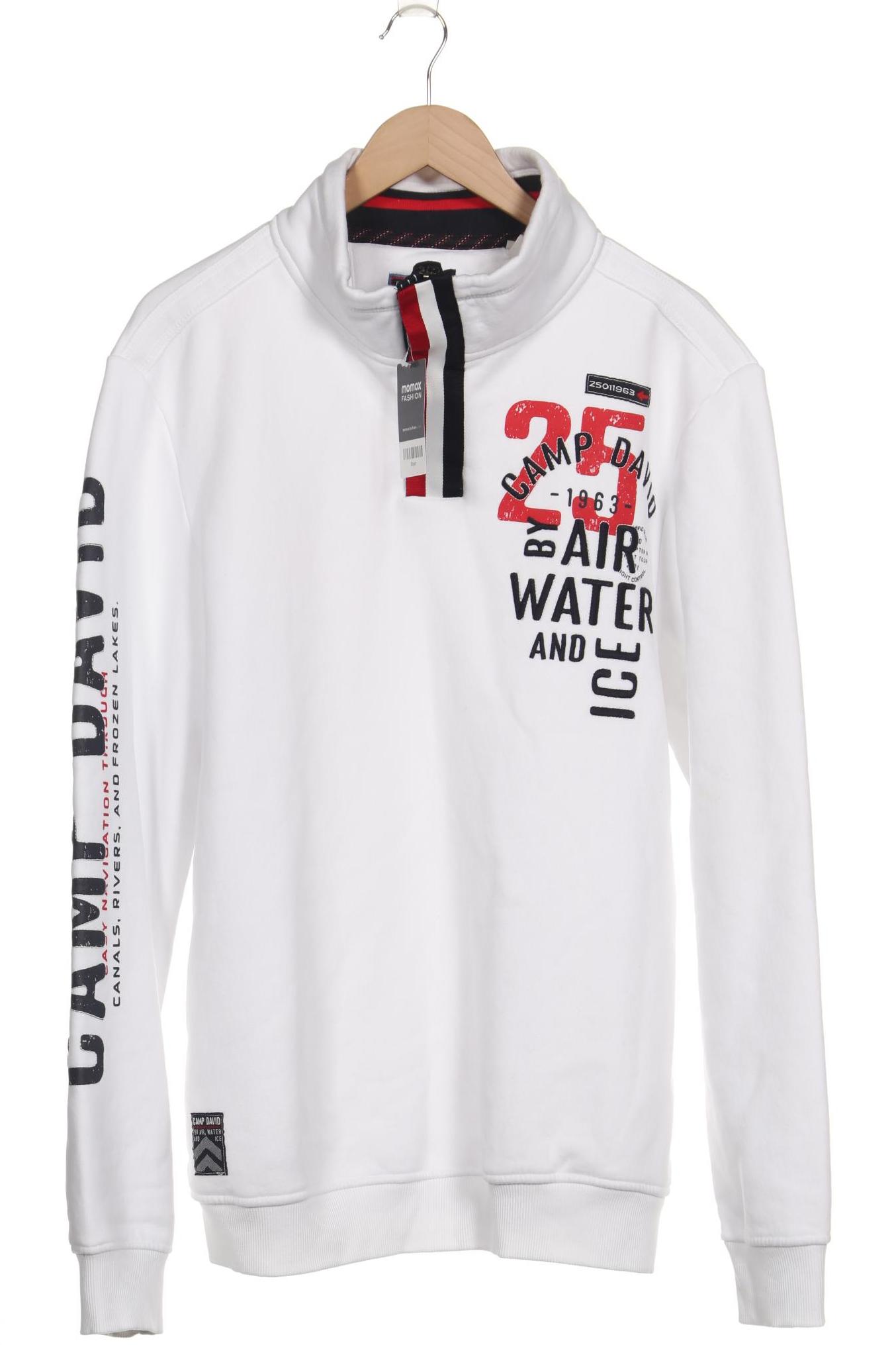 

Camp David Herren Sweatshirt, weiß, Gr. 56