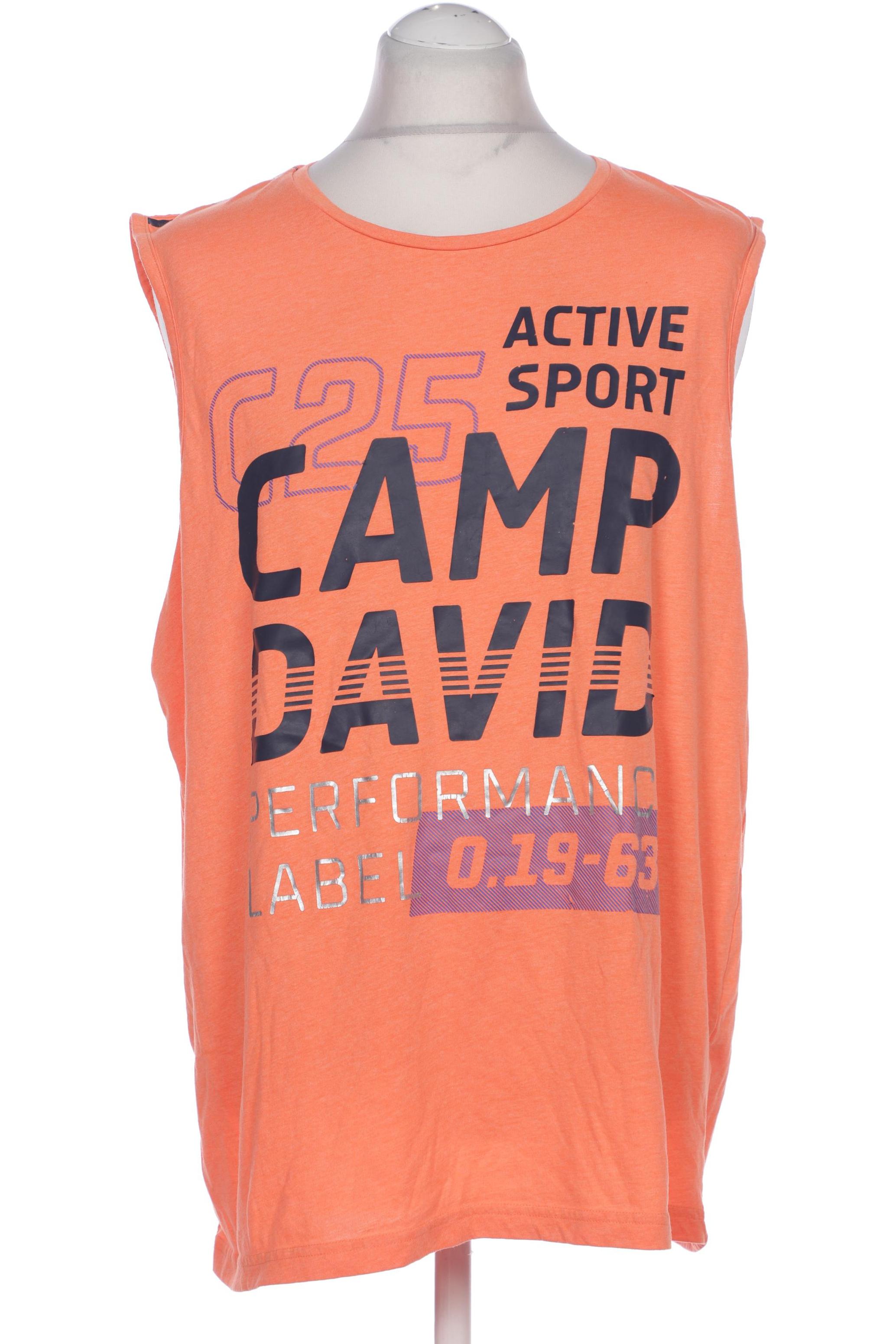 

Camp David Herren T-Shirt, orange, Gr. 56