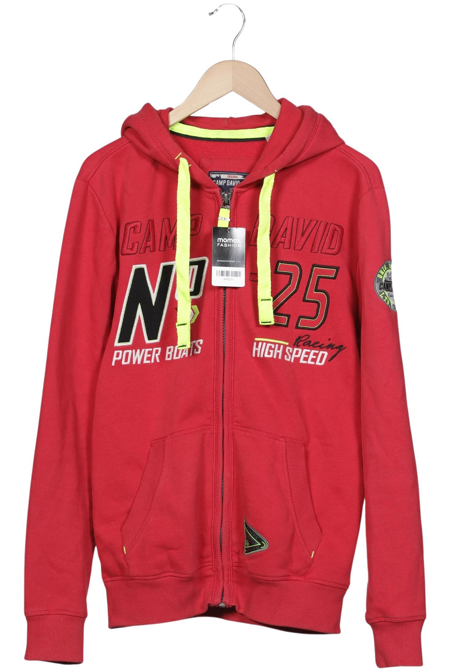 

Camp David Herren Kapuzenpullover, rot, Gr. 52