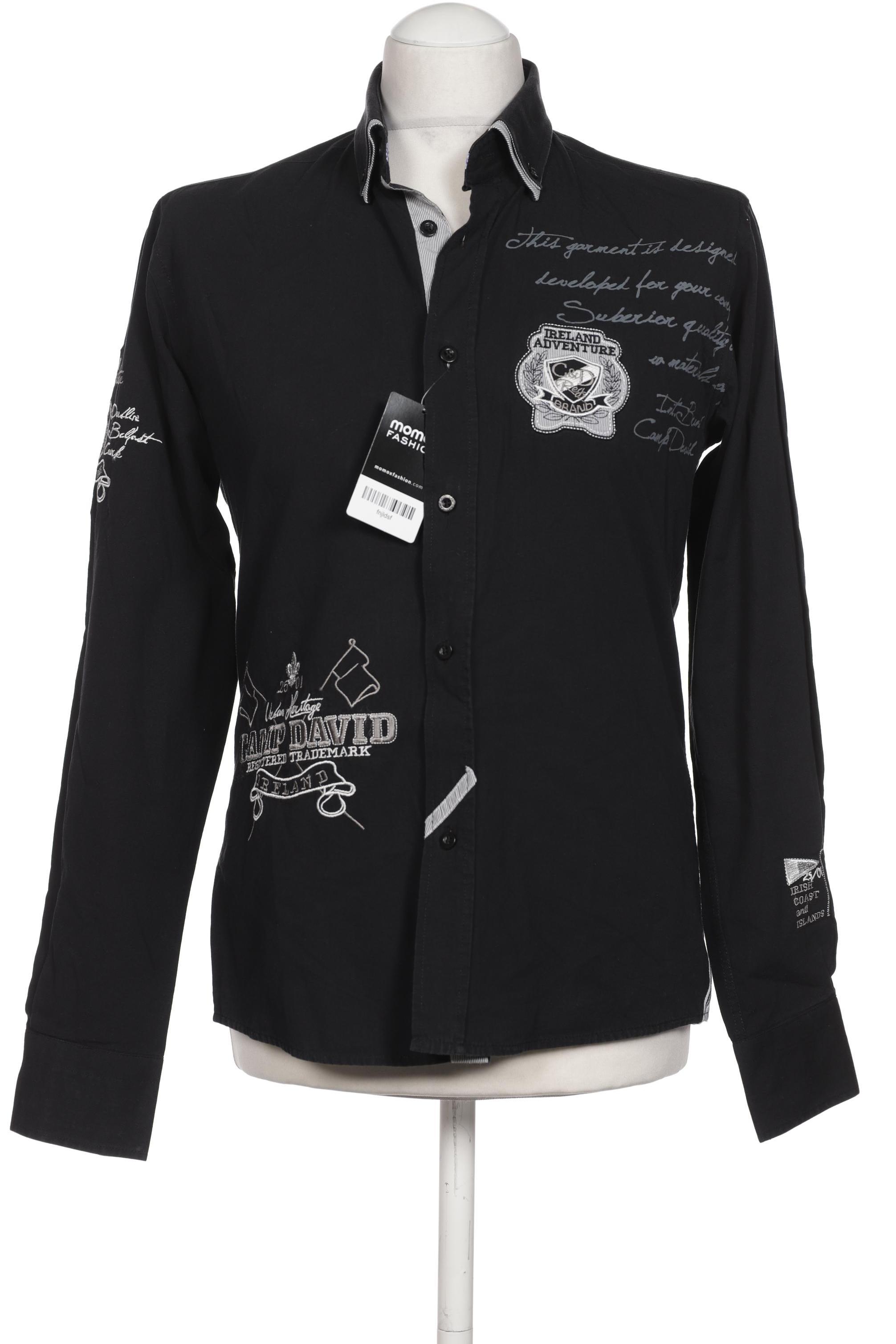 

Camp David Herren Hemd, schwarz