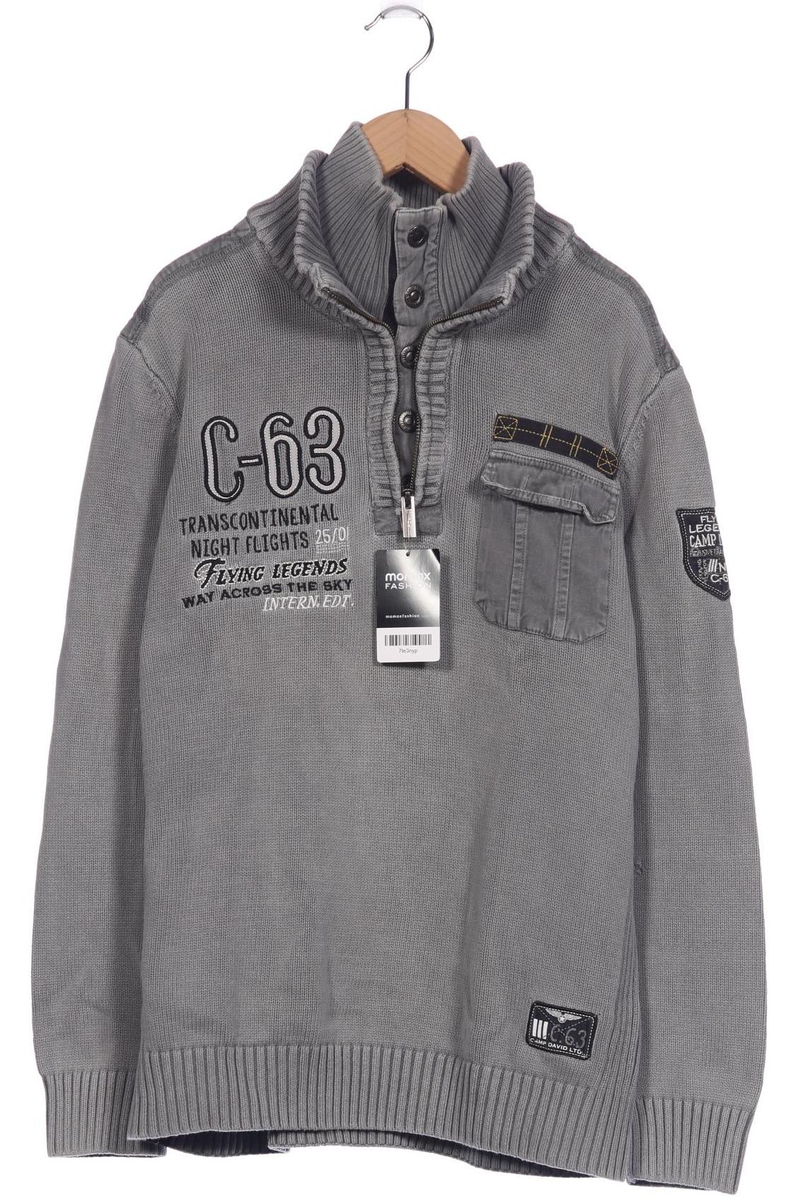 

Camp David Herren Pullover, grau, Gr. 52