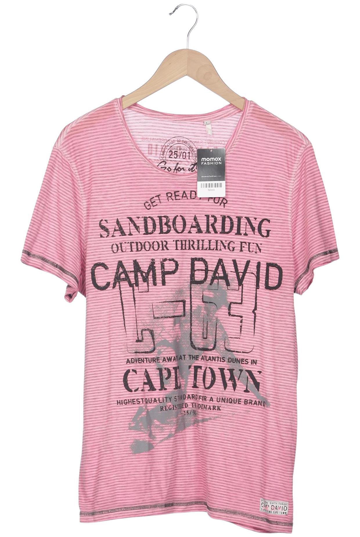 

Camp David Herren T-Shirt, pink, Gr. 52