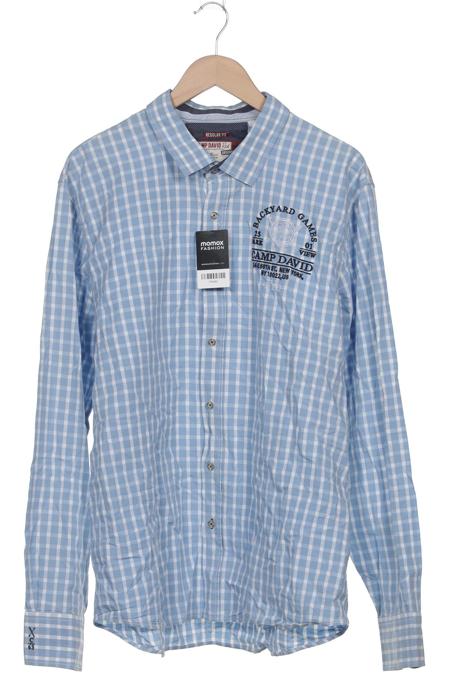 

Camp David Herren Hemd, blau, Gr. 56