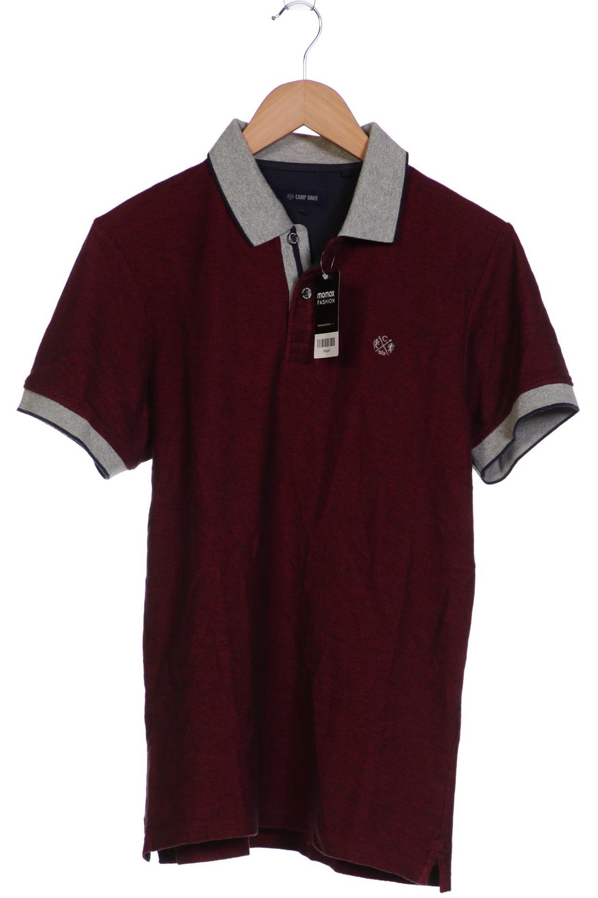 

Camp David Herren Poloshirt, bordeaux