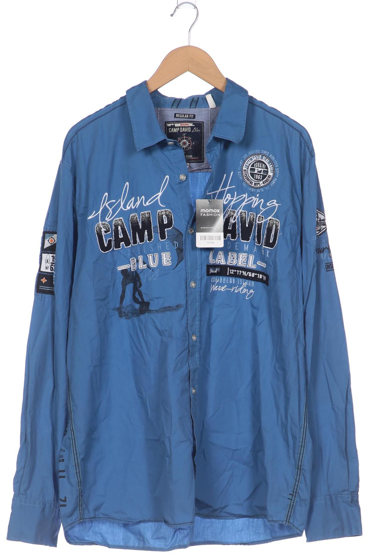 

Camp David Herren Hemd, blau, Gr. 56