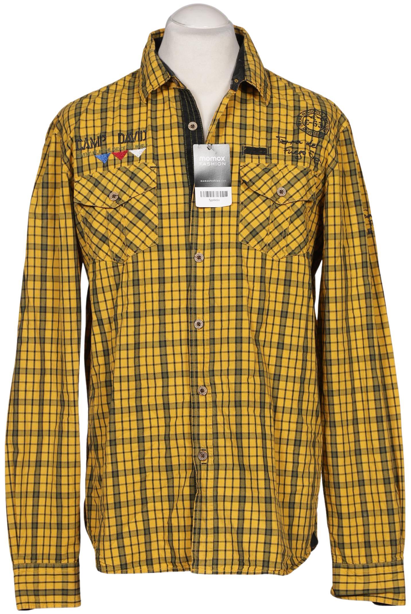 

Camp David Herren Hemd, gelb, Gr. 52