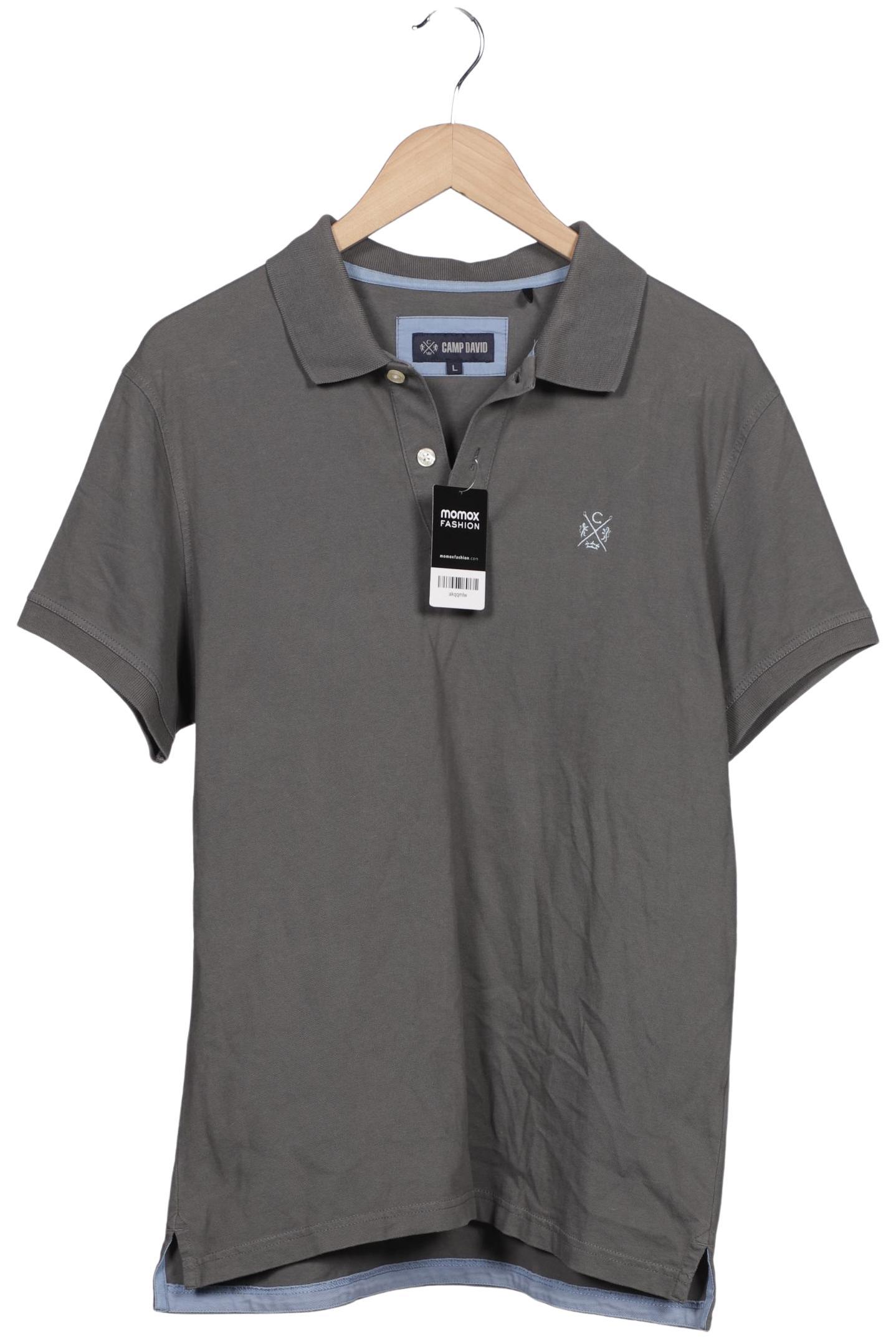 

Camp David Herren Poloshirt, grau, Gr. 52
