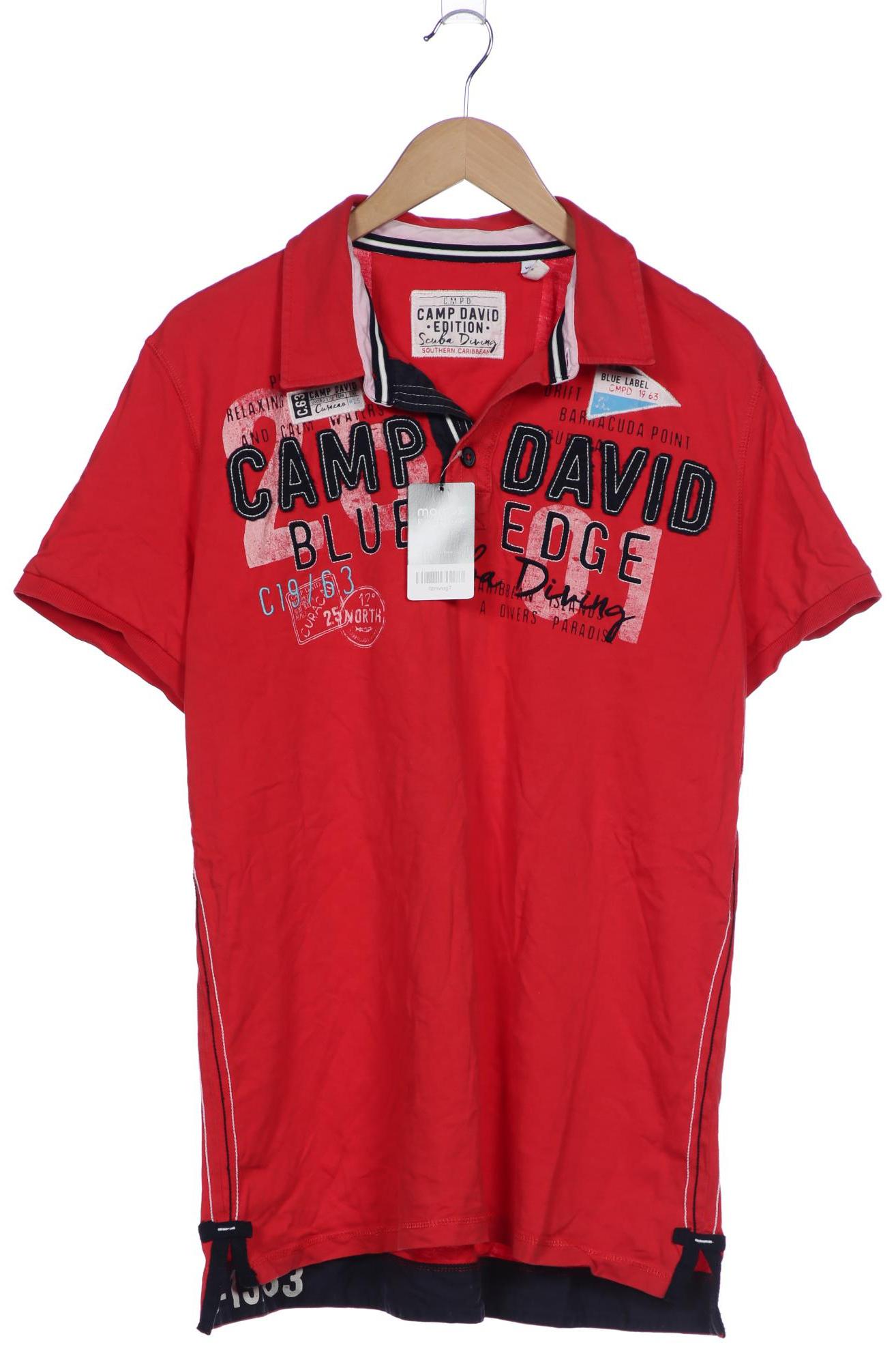 

Camp David Herren Poloshirt, rot, Gr. 54