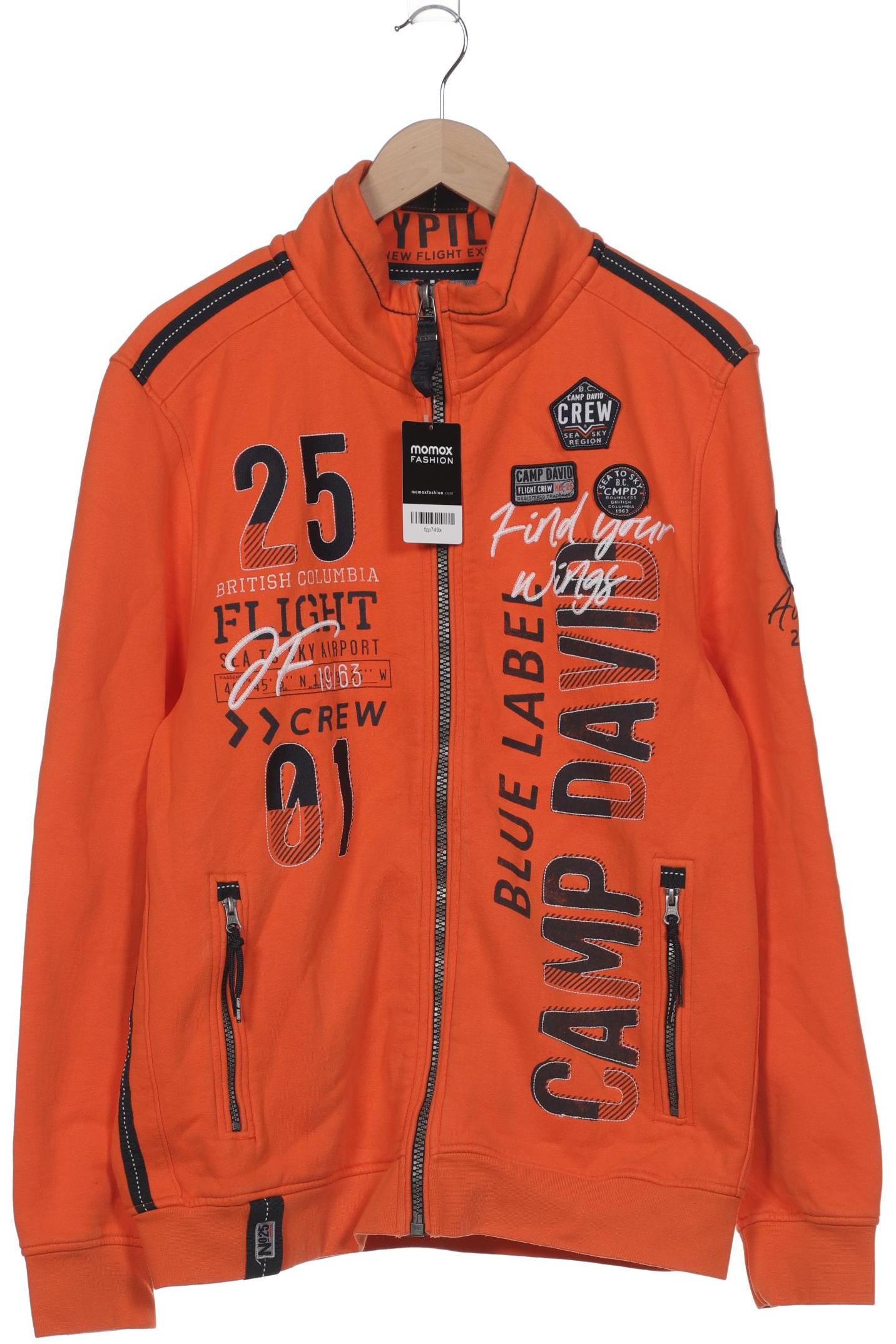 

Camp David Herren Sweatshirt, orange, Gr. 52