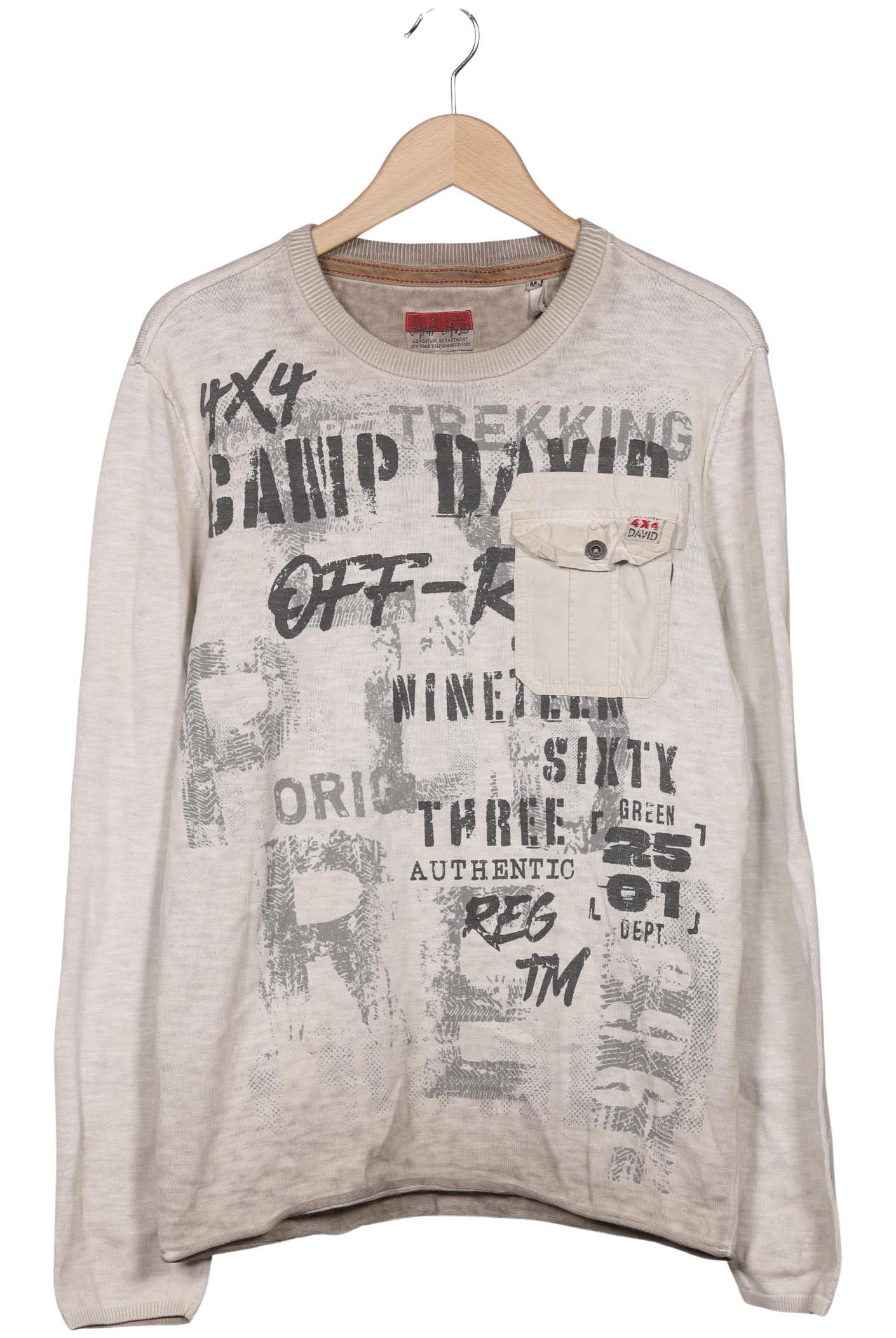 Thumbnail - Camp David Herren Pullover, beige, Gr. 48