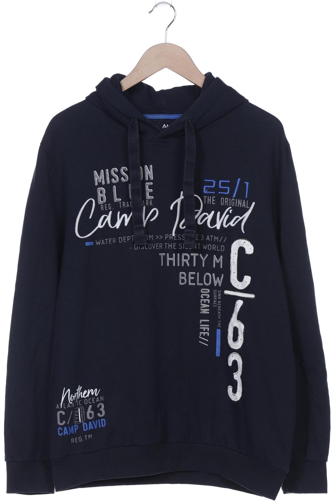 

Camp David Herren Kapuzenpullover, marineblau, Gr. 54