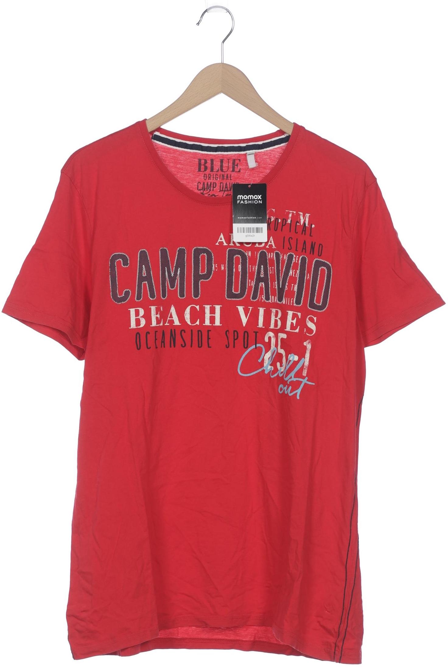 

Camp David Herren T-Shirt, rot, Gr. 54