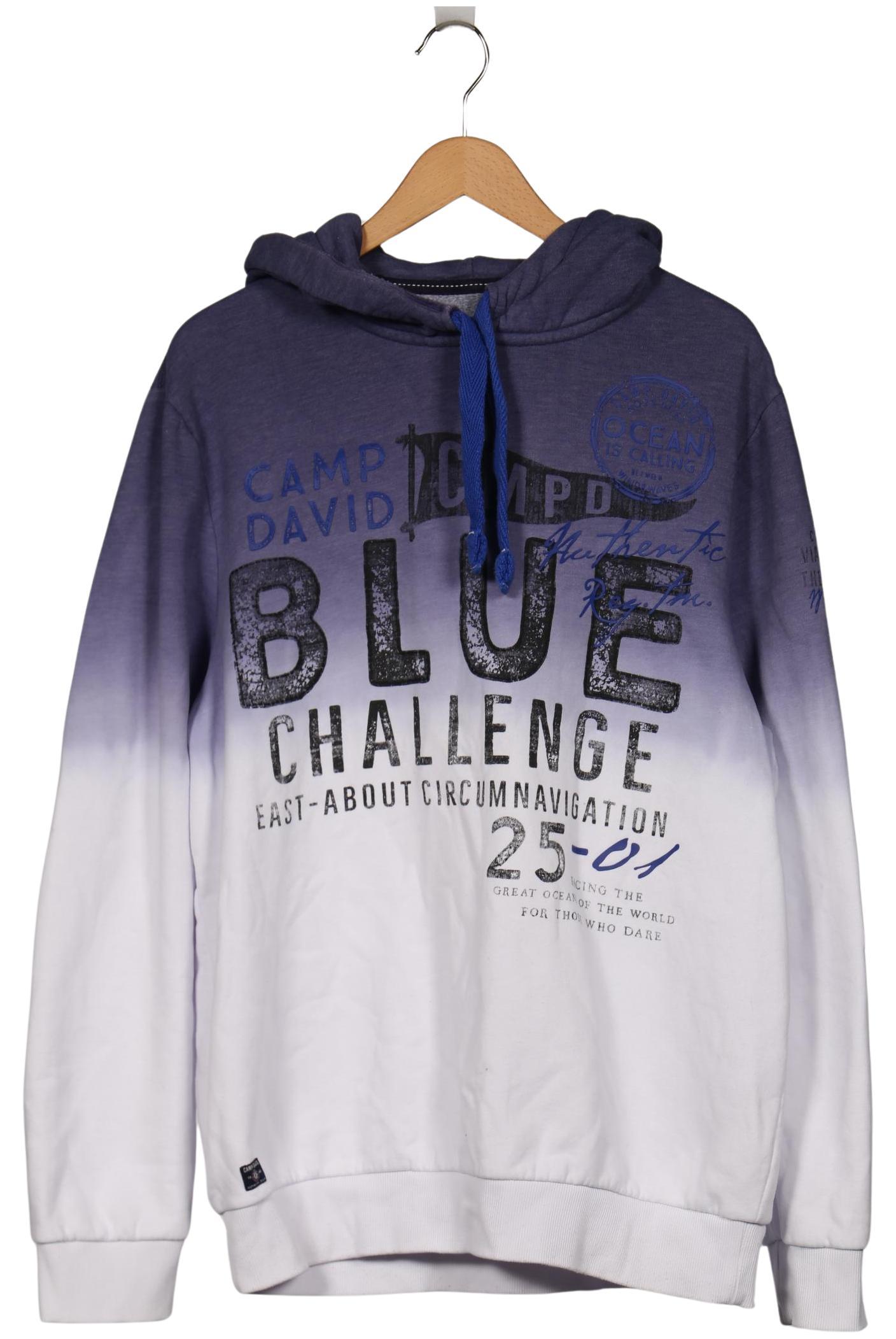 

Camp David Herren Kapuzenpullover, blau, Gr. 56